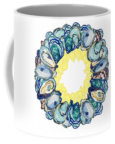 Oyster Wreath - Mug - Blue Cava