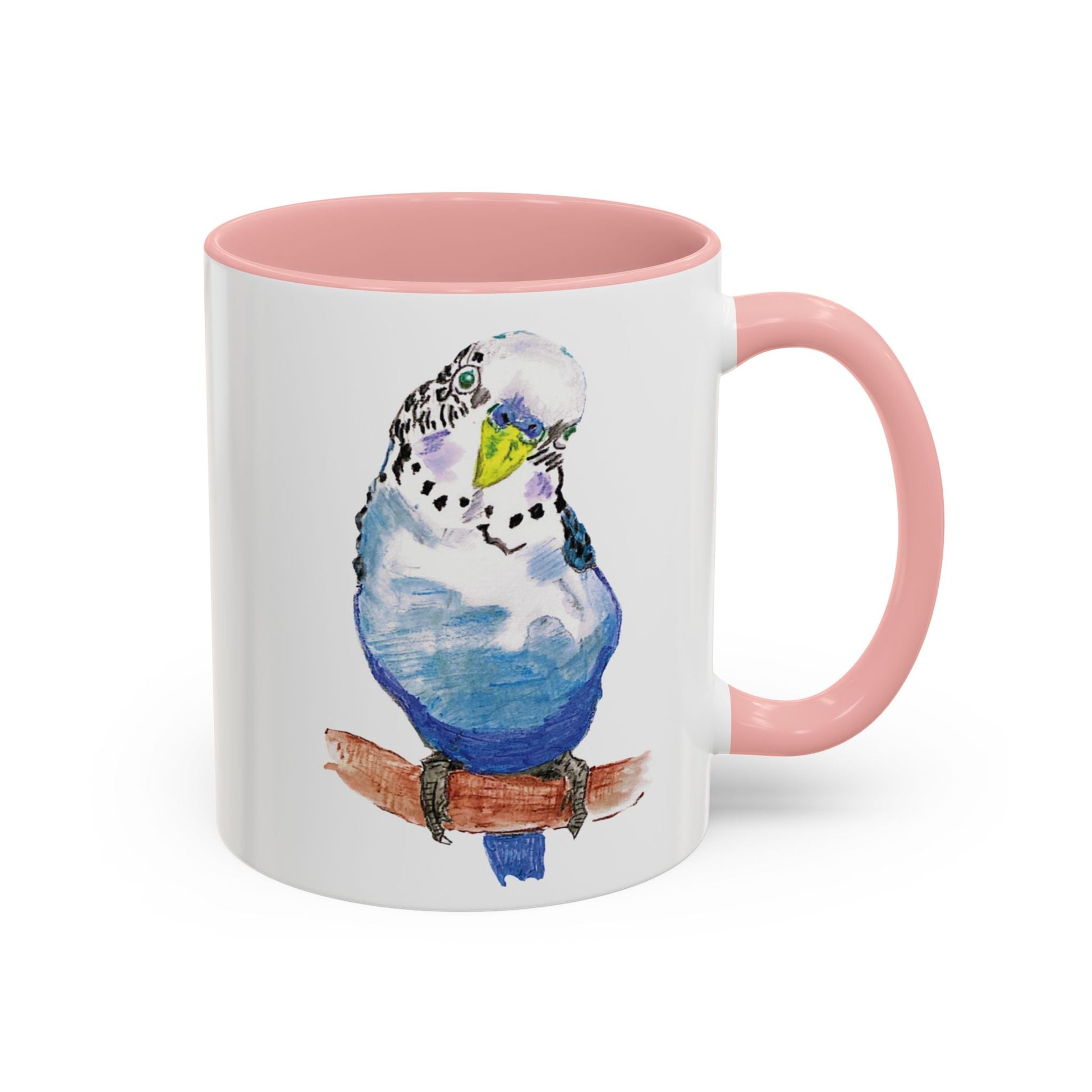 Parakeet Two Tone Coffee Mug (11oz & 15oz) - Blue Cava