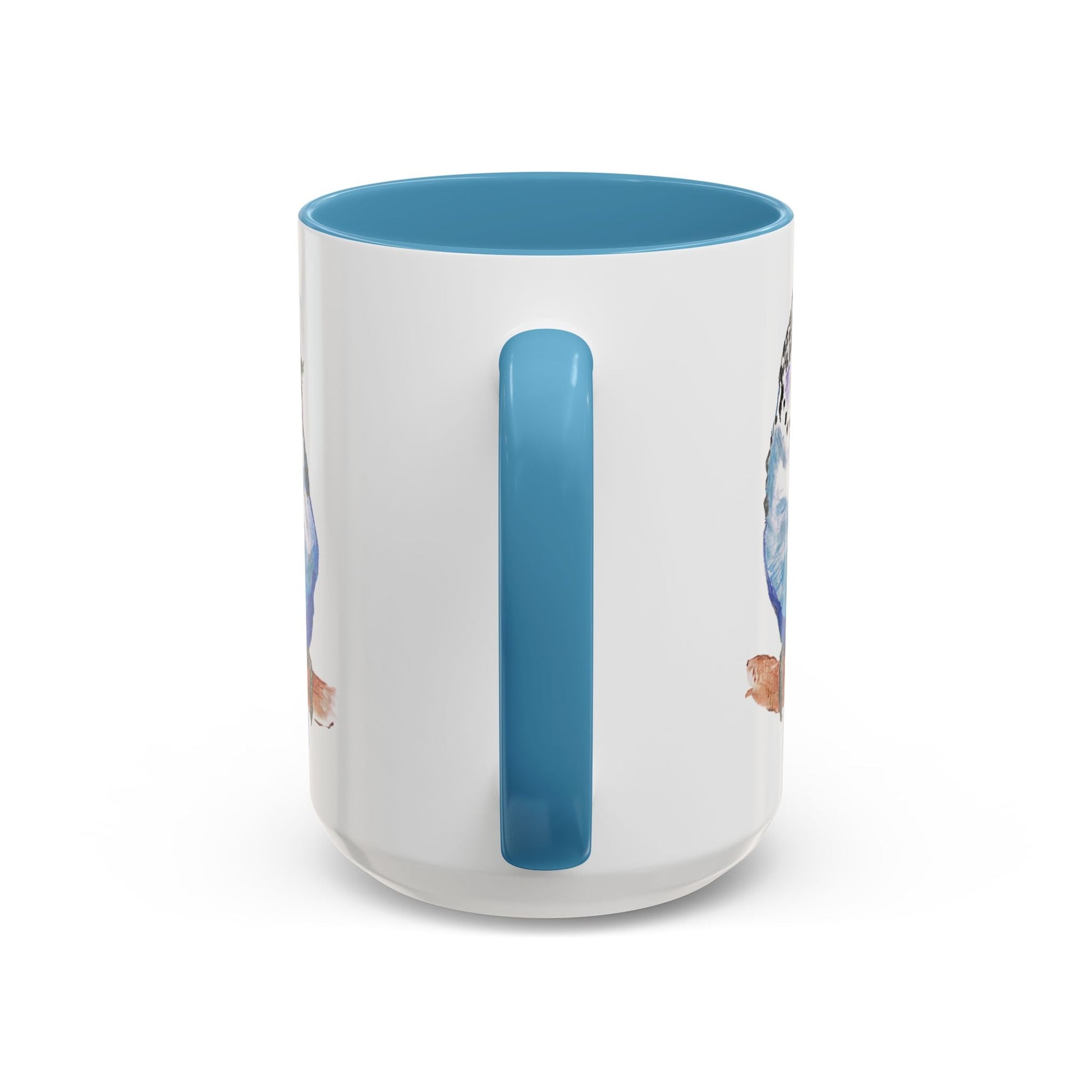 Parakeet Two Tone Coffee Mug (11oz & 15oz) - Blue Cava