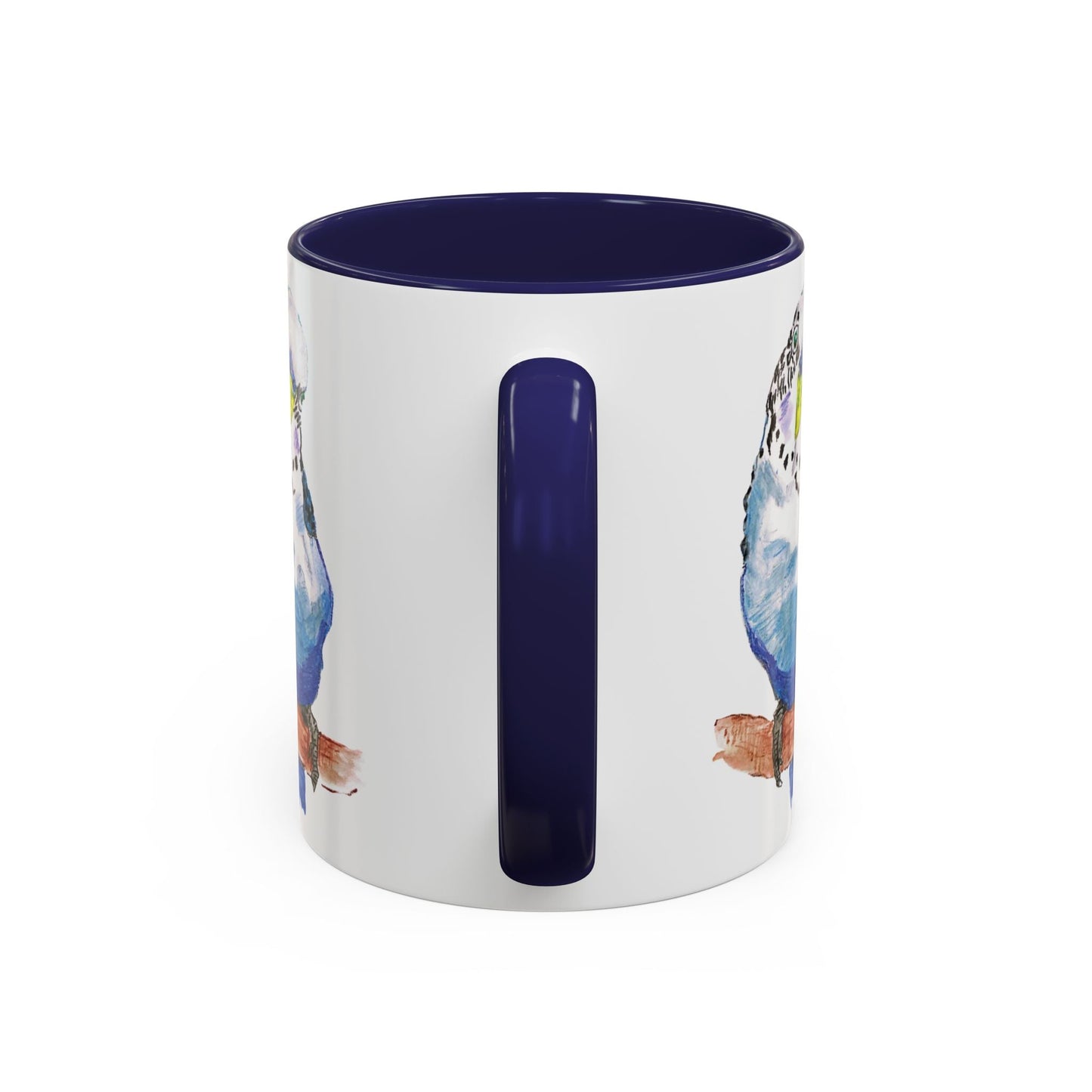 Parakeet Two Tone Coffee Mug (11oz & 15oz) - Blue Cava