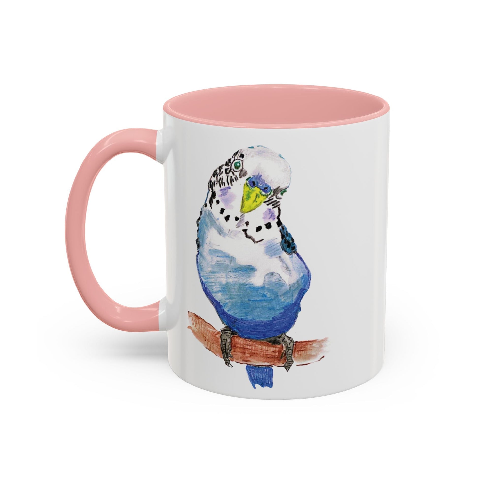 Parakeet Two Tone Coffee Mug (11oz & 15oz) - Blue Cava