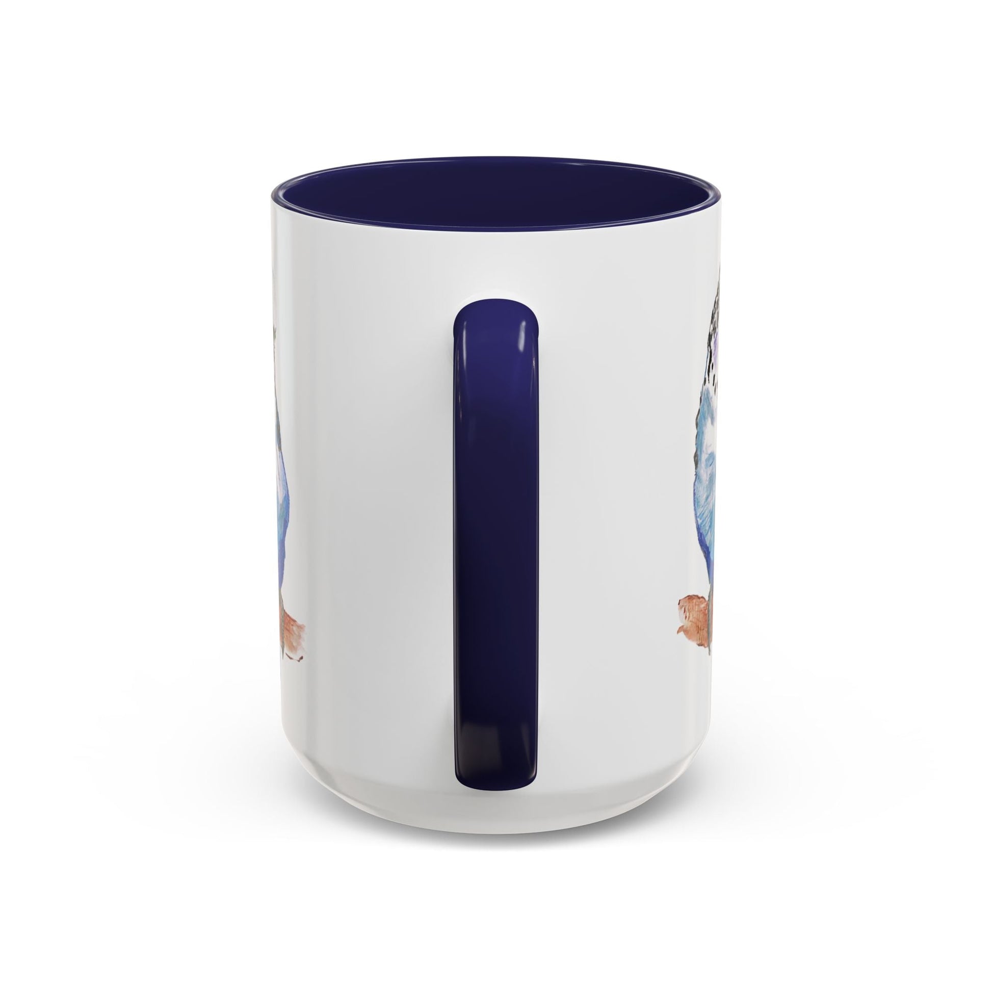 Parakeet Two Tone Coffee Mug (11oz & 15oz) - Blue Cava