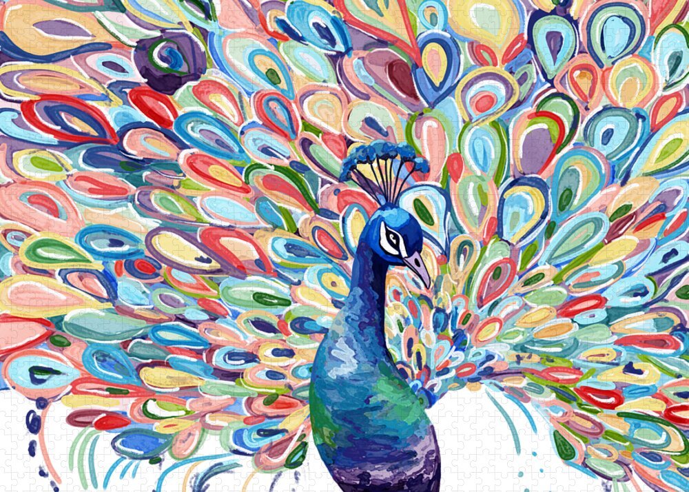 Peacock - Puzzle - Blue Cava