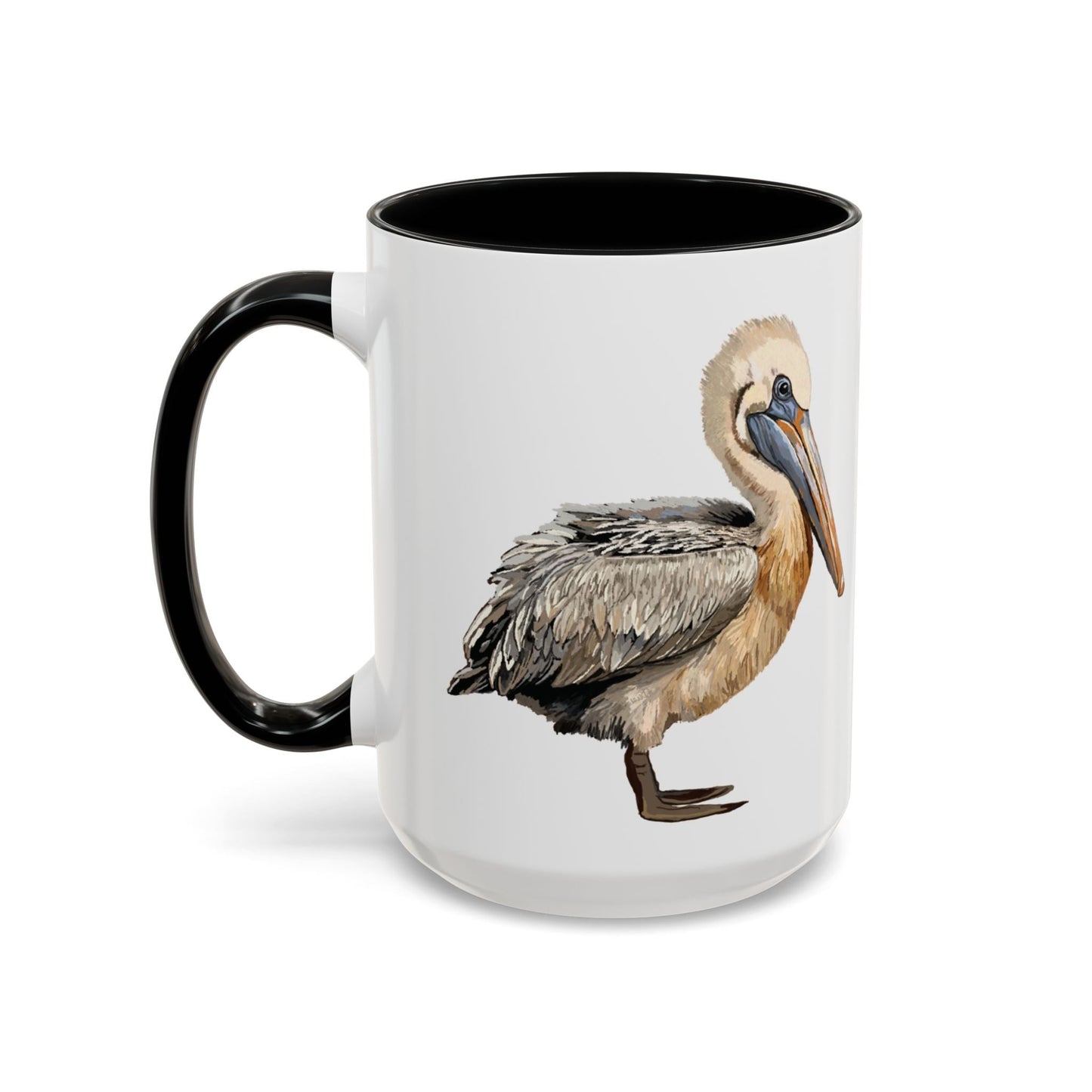 Pelican Two Tone Ceramic Mugs (11oz &15oz) - Blue Cava