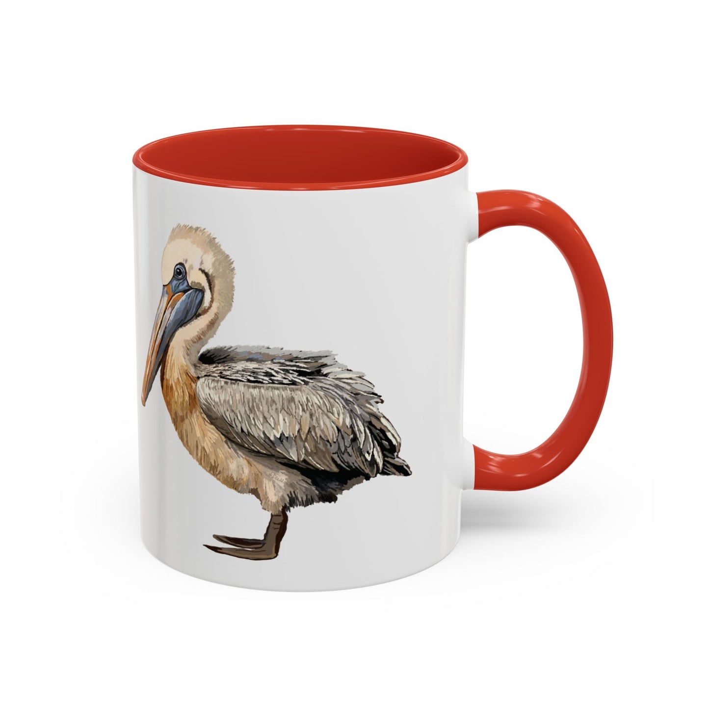 Pelican Two Tone Ceramic Mugs (11oz &15oz) - Blue Cava