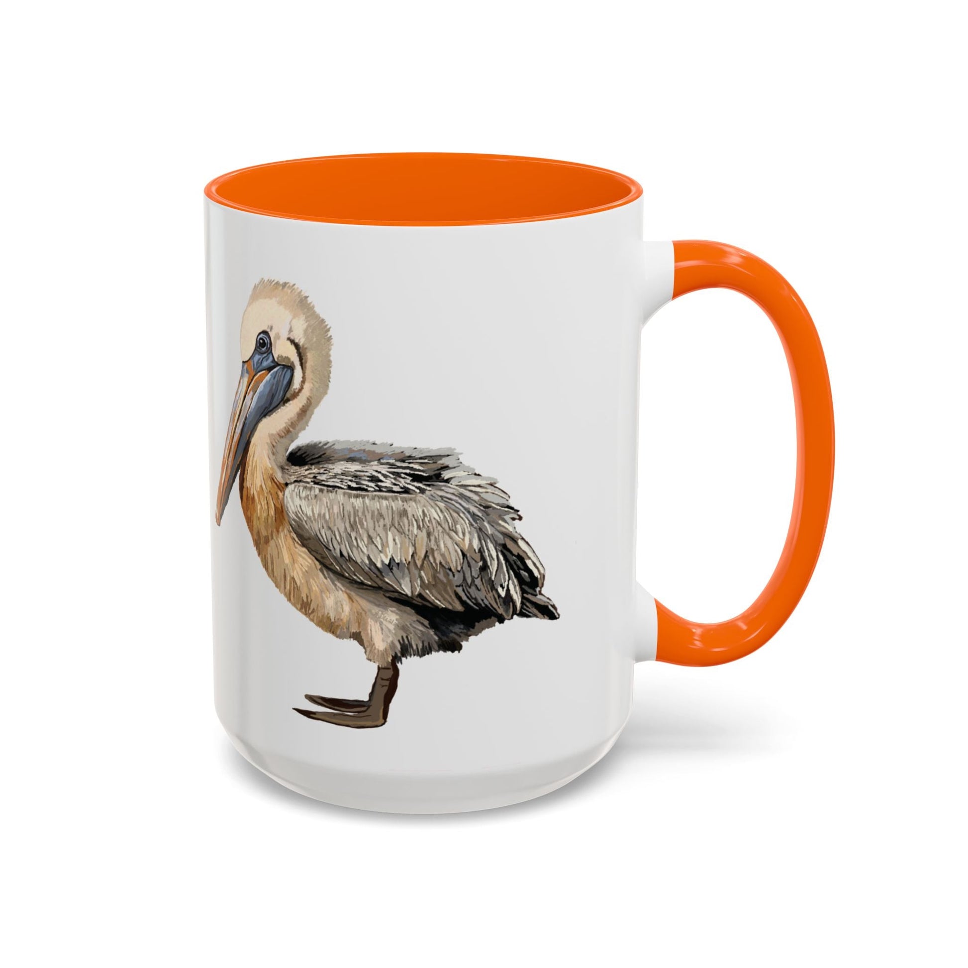 Pelican Two Tone Ceramic Mugs (11oz &15oz) - Blue Cava