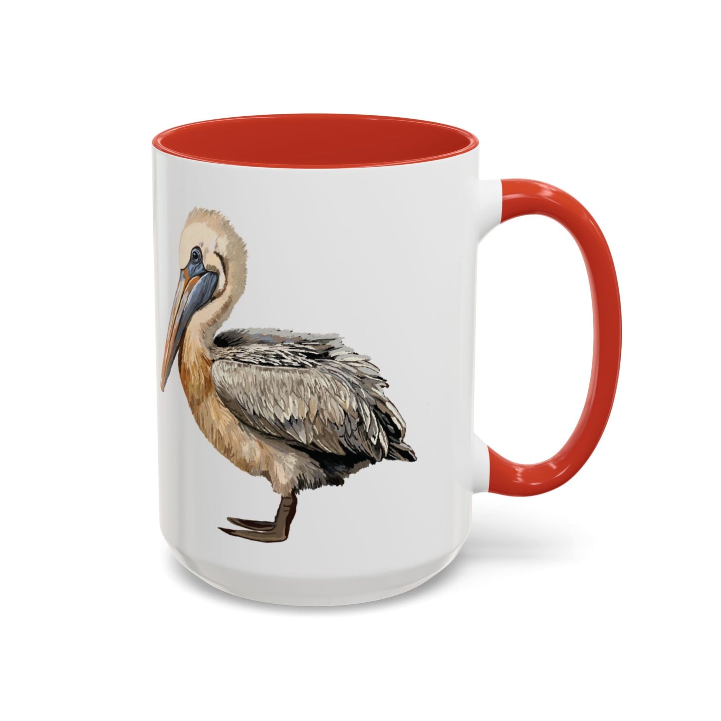 Pelican Two Tone Ceramic Mugs (11oz &15oz) - Blue Cava