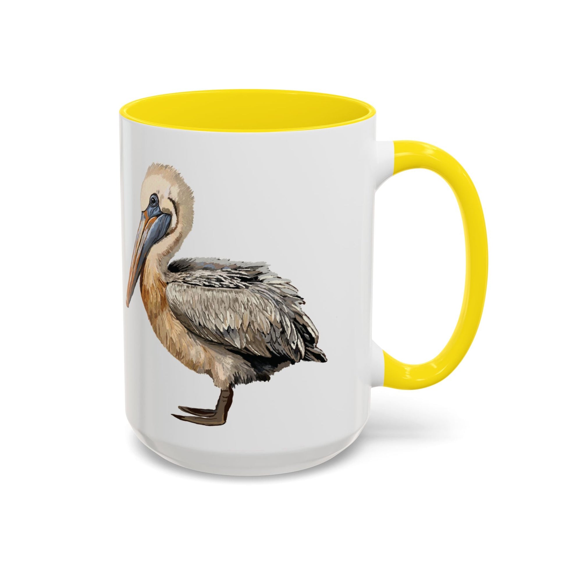 Pelican Two Tone Ceramic Mugs (11oz &15oz) - Blue Cava