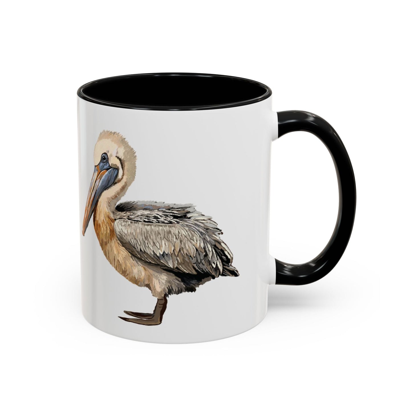 Pelican Two Tone Ceramic Mugs (11oz &15oz) - Blue Cava