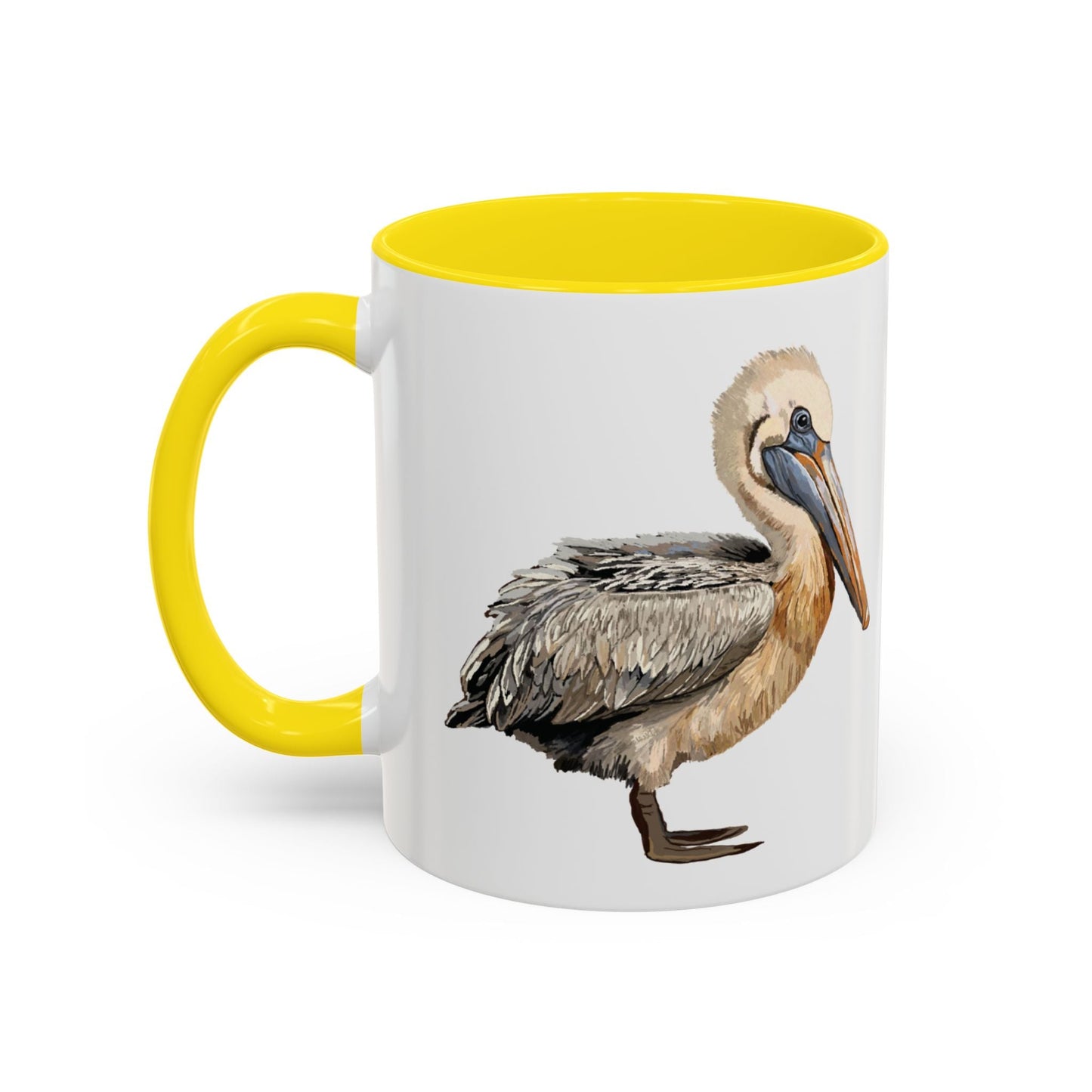 Pelican Two Tone Ceramic Mugs (11oz &15oz) - Blue Cava