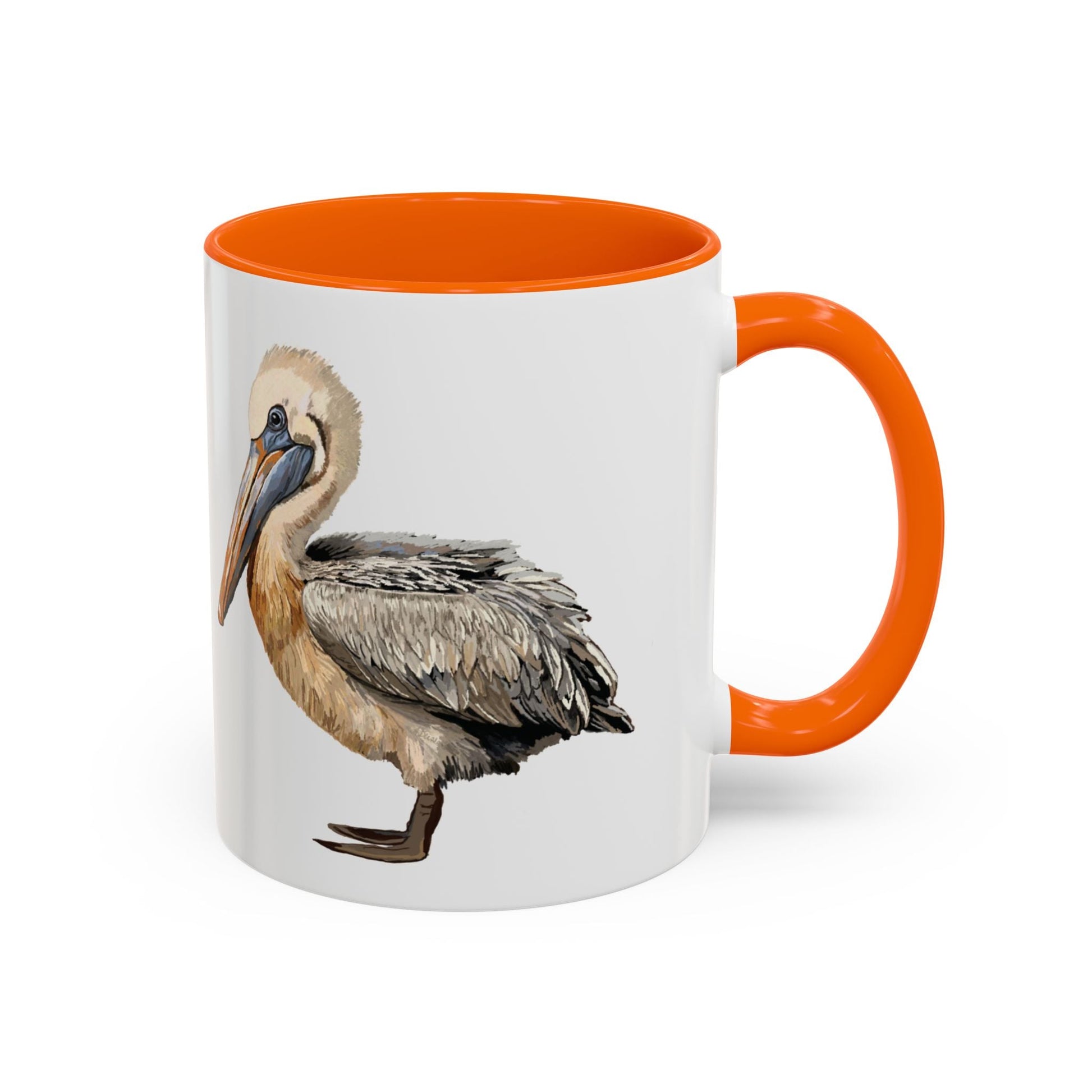 Pelican Two Tone Ceramic Mugs (11oz &15oz) - Blue Cava