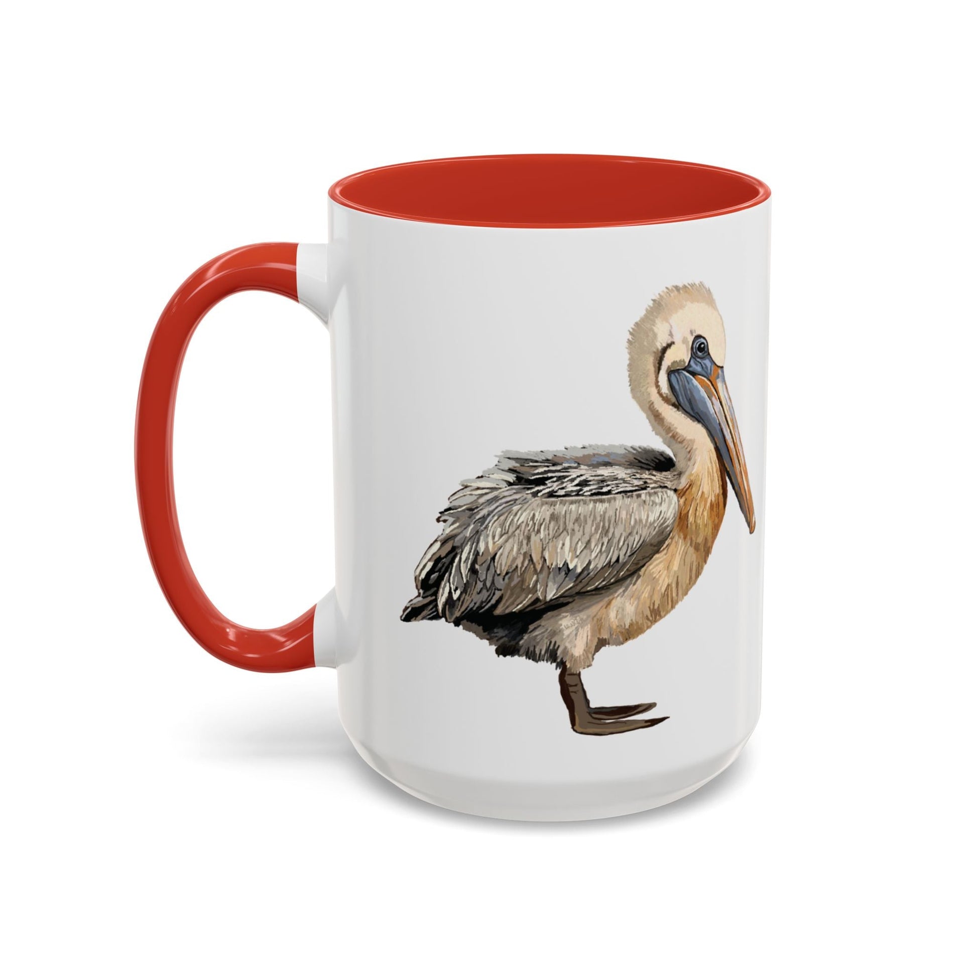 Pelican Two Tone Ceramic Mugs (11oz &15oz) - Blue Cava