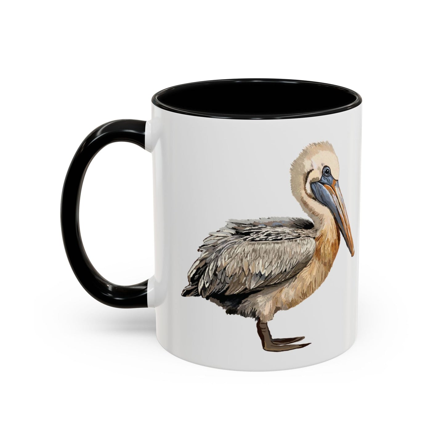 Pelican Two Tone Ceramic Mugs (11oz &15oz) - Blue Cava