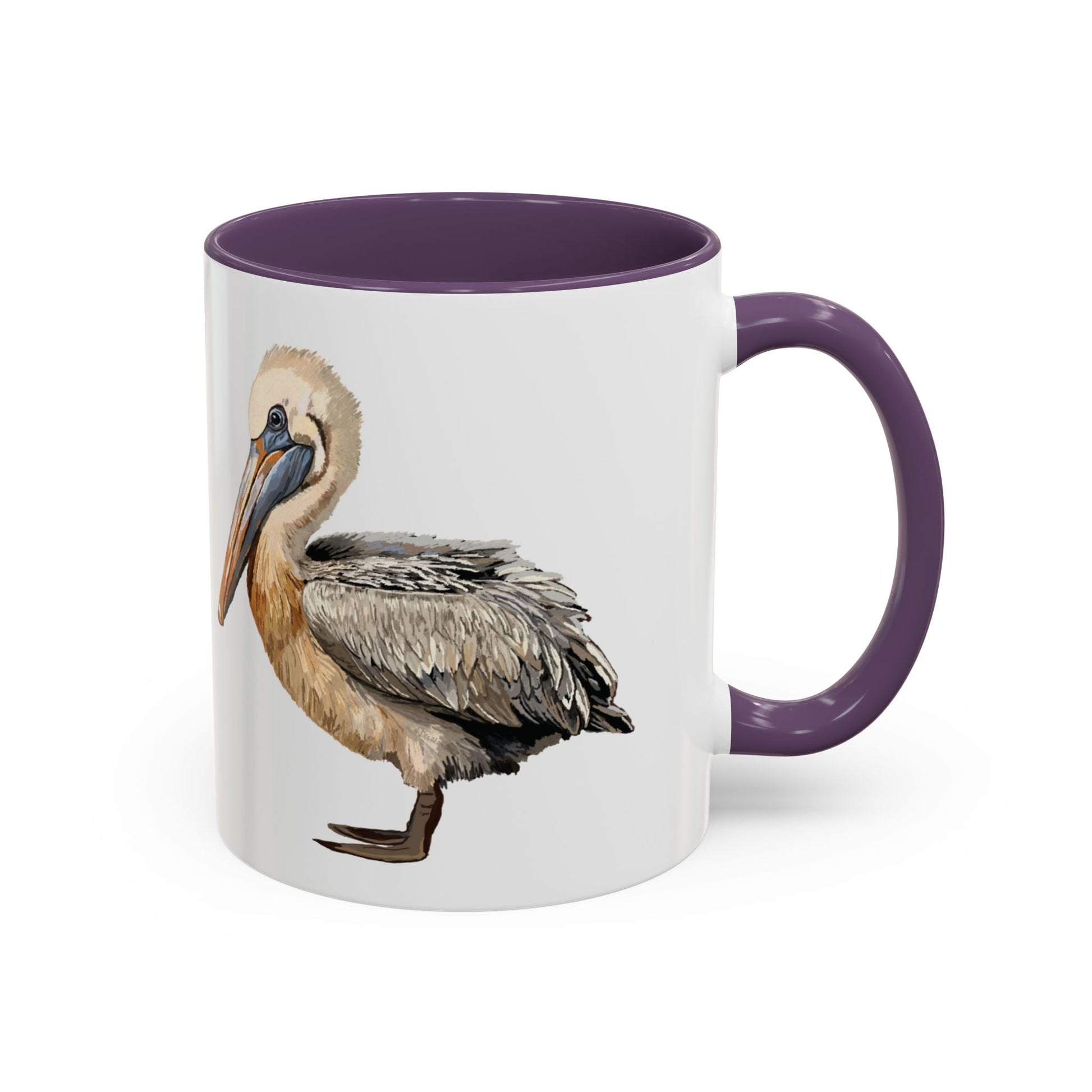 Pelican Two Tone Ceramic Mugs (11oz &15oz) - Blue Cava