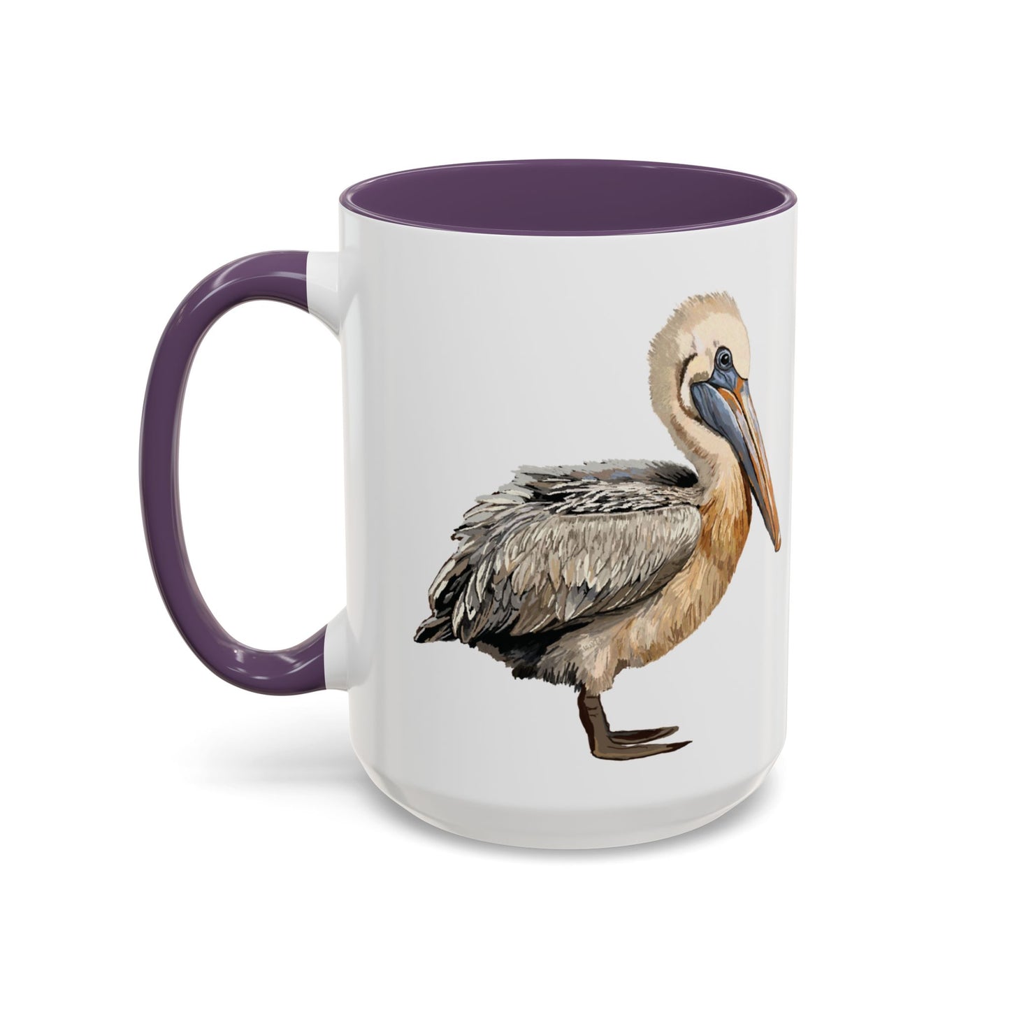 Pelican Two Tone Ceramic Mugs (11oz &15oz) - Blue Cava