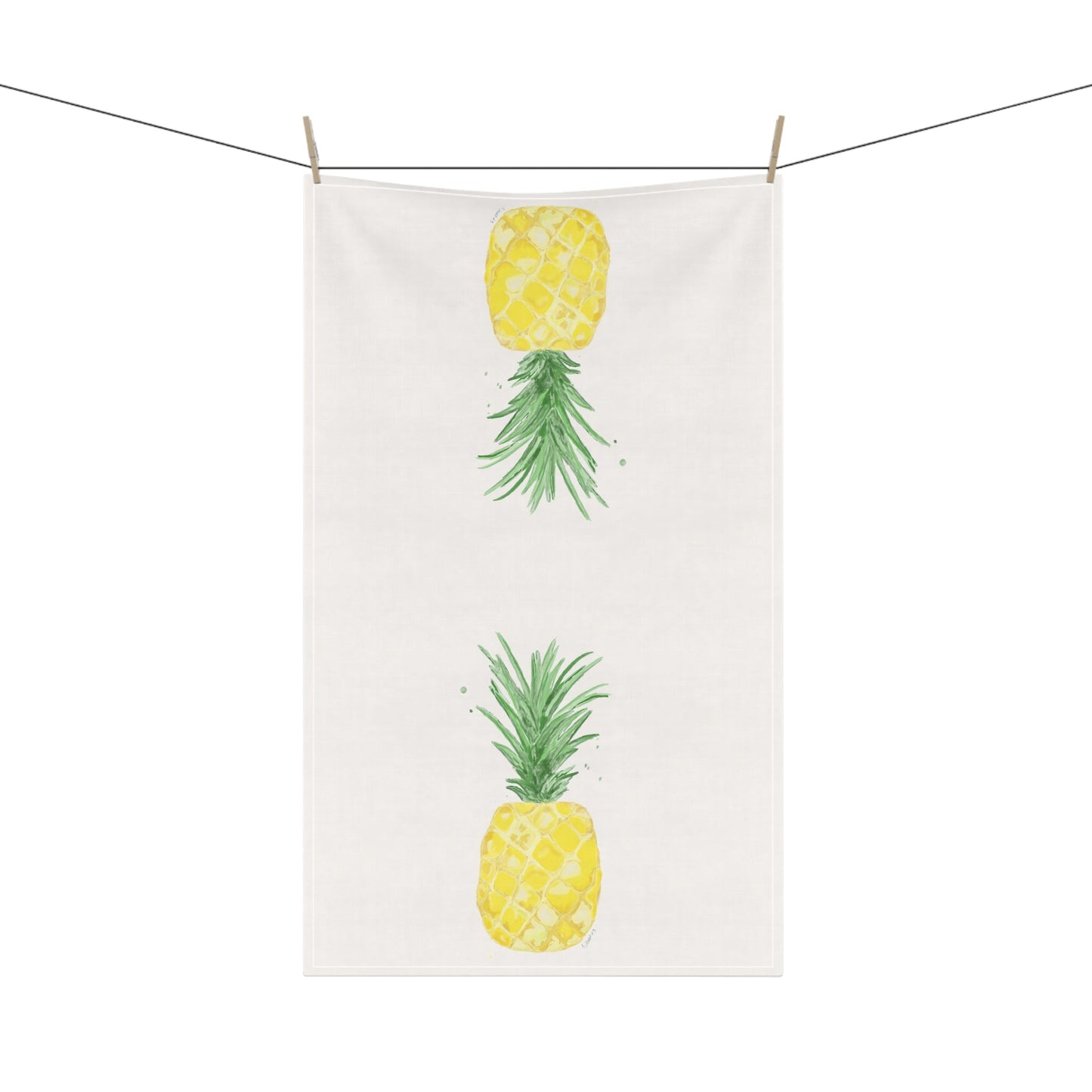 Pineapple Towel - Blue Cava