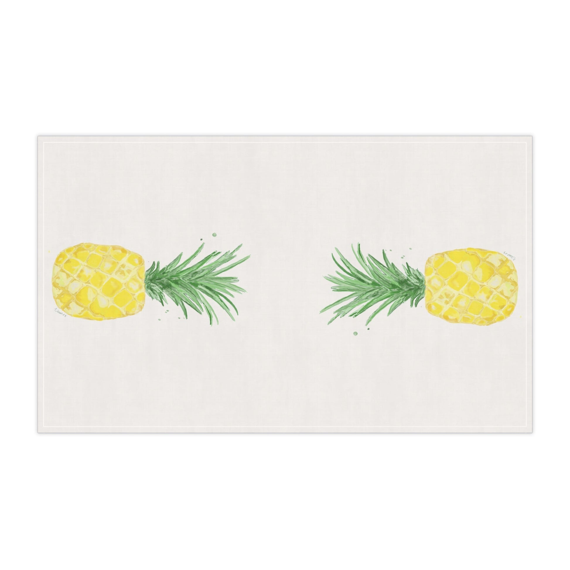 Pineapple Towel - Blue Cava