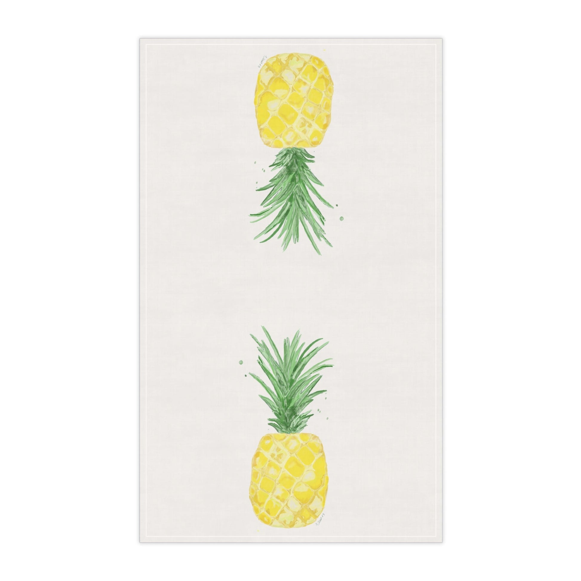 Pineapple Towel - Blue Cava