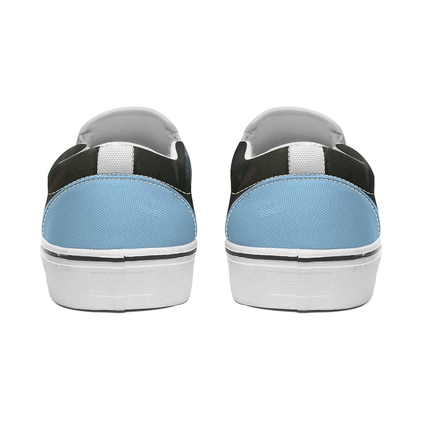 Pit Bull "Diesel" Canvas Slide Shoes - Blue Cava