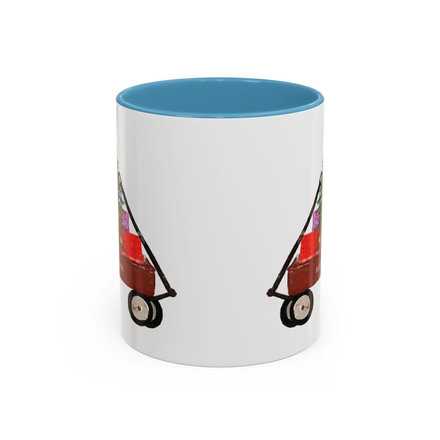 Radio Flyer Christmas Coffee Mug (11oz & 15oz) - Blue Cava