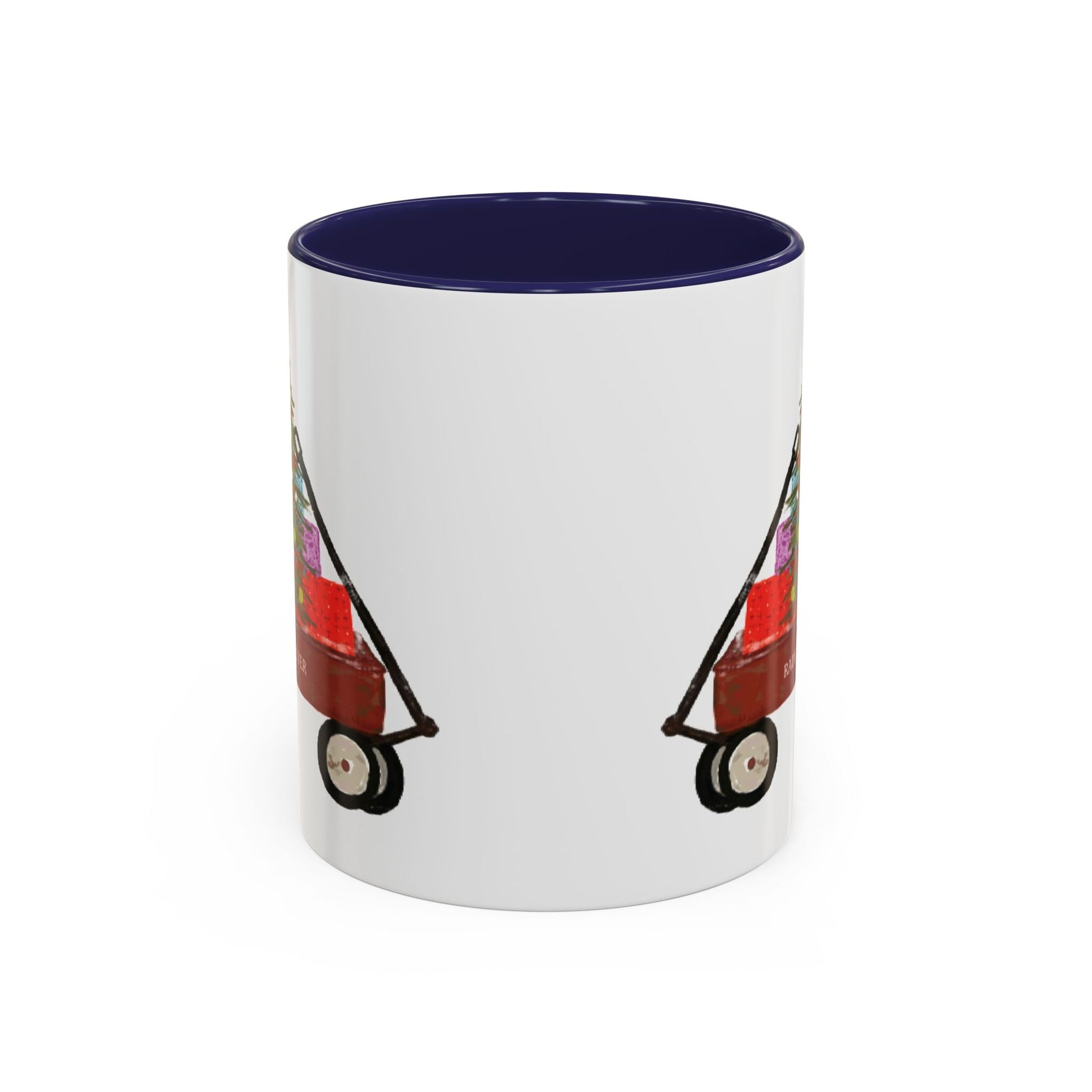 Radio Flyer Christmas Coffee Mug (11oz & 15oz) - Blue Cava