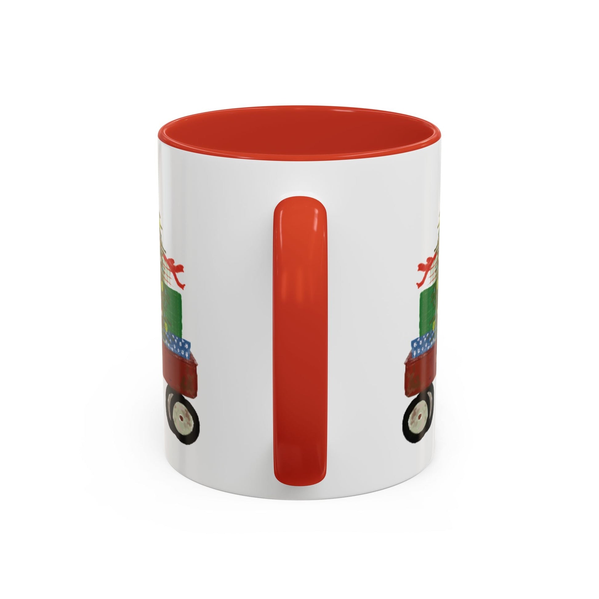 Radio Flyer Christmas Coffee Mug (11oz & 15oz) - Blue Cava