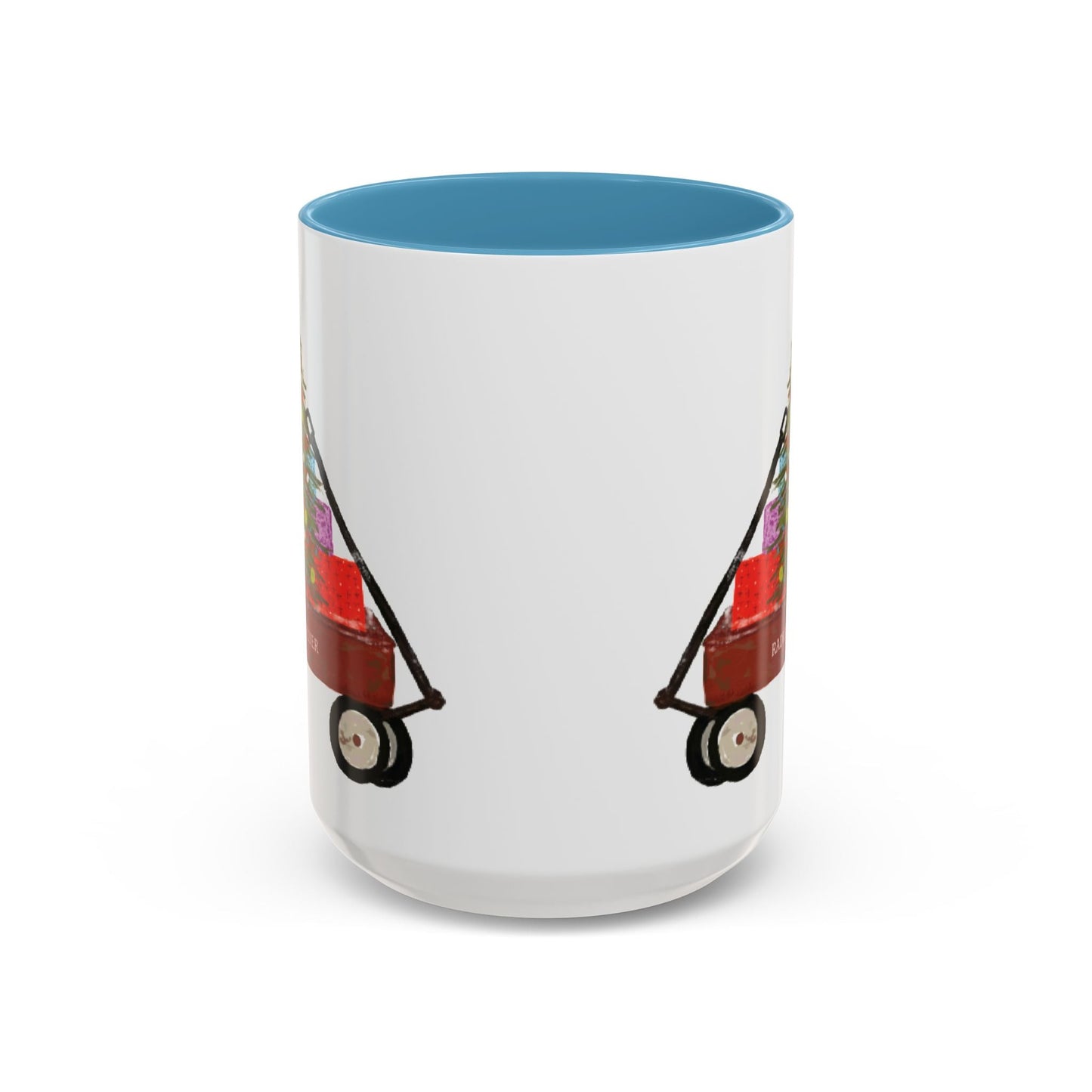 Radio Flyer Christmas Coffee Mug (11oz & 15oz) - Blue Cava