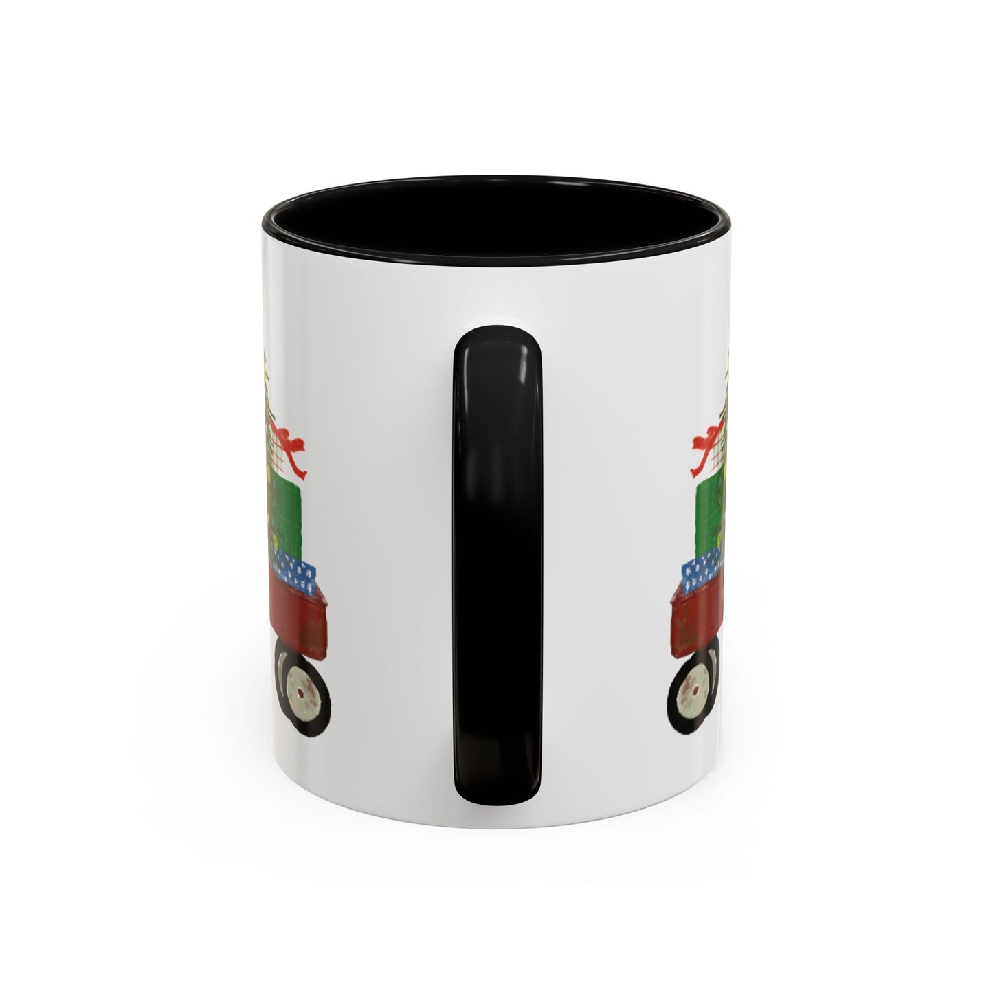 Radio Flyer Christmas Coffee Mug (11oz & 15oz) - Blue Cava