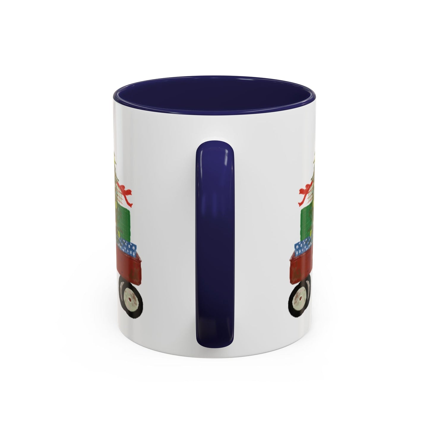 Radio Flyer Christmas Coffee Mug (11oz & 15oz) - Blue Cava