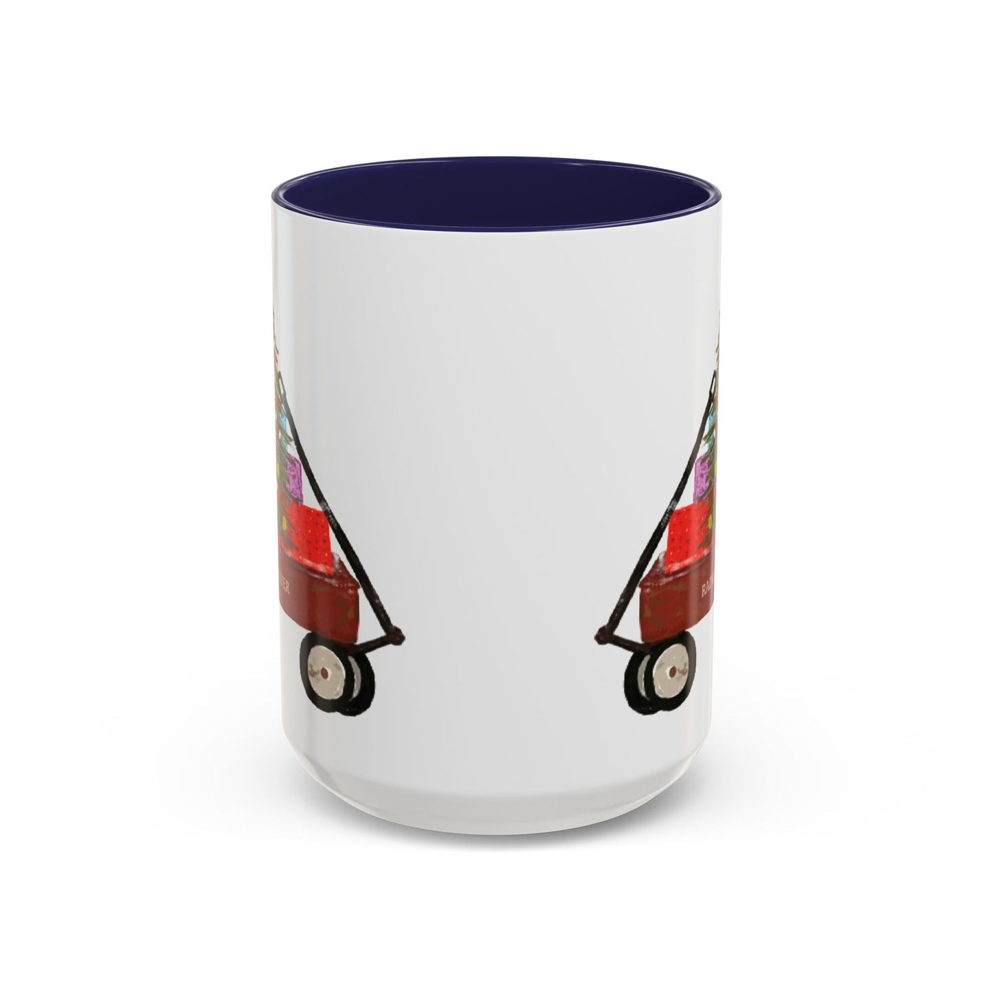 Radio Flyer Christmas Coffee Mug (11oz & 15oz) - Blue Cava