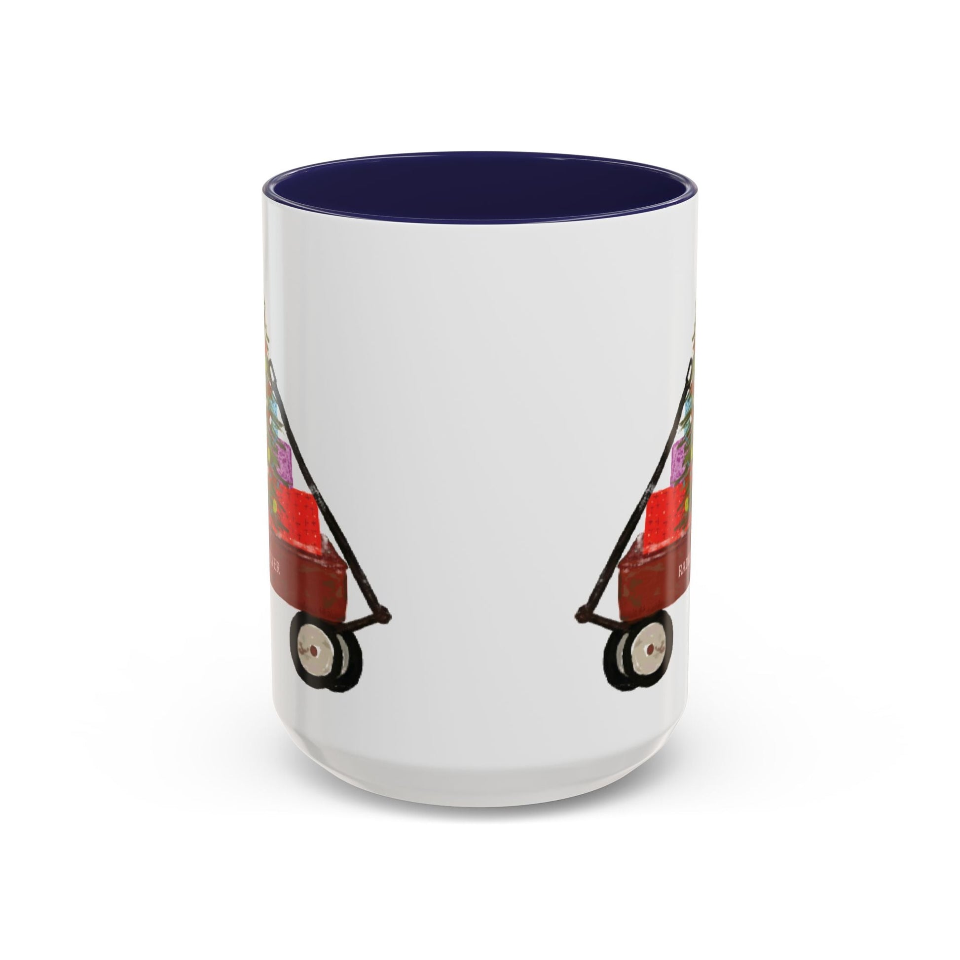 Radio Flyer Christmas Coffee Mug (11oz & 15oz) - Blue Cava