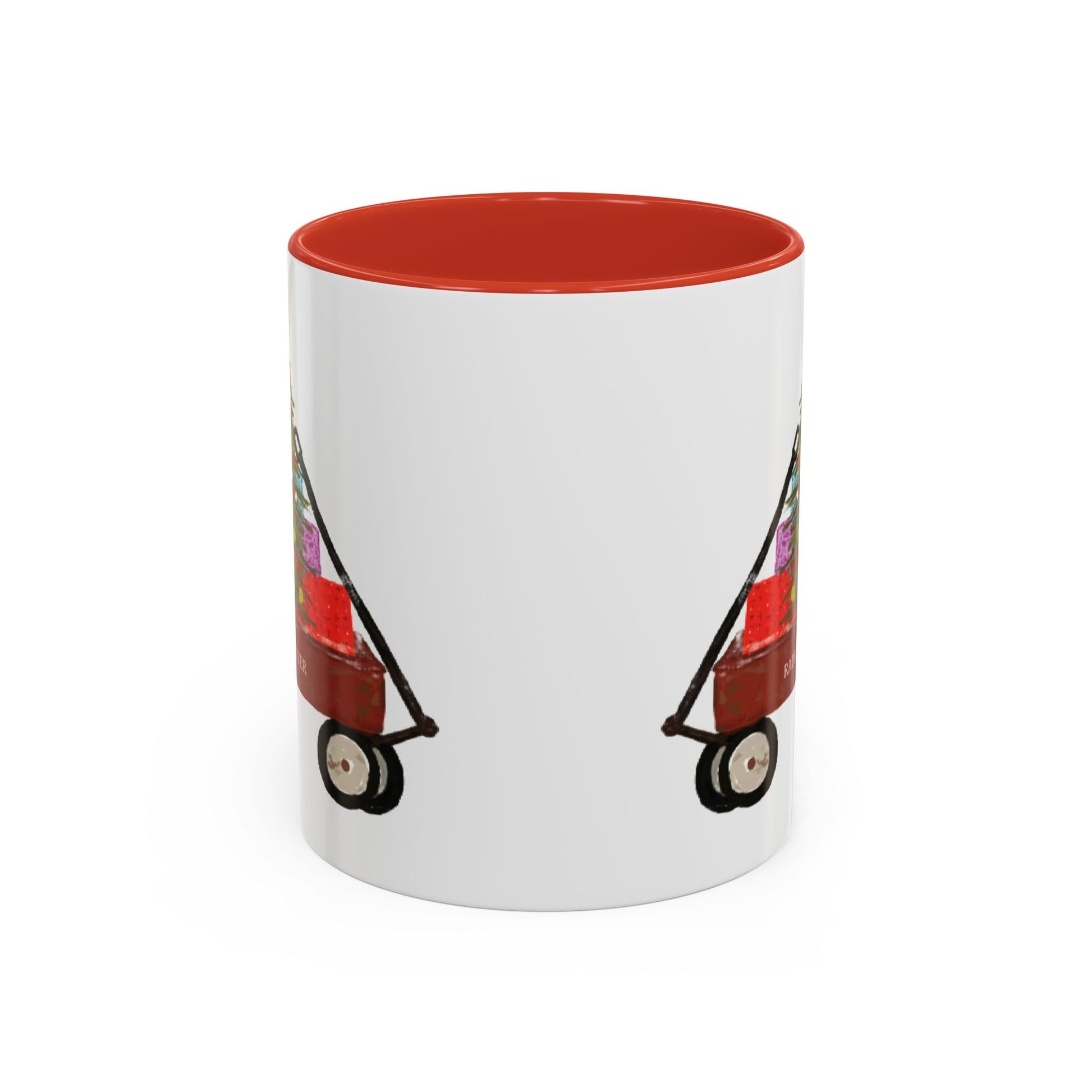 Radio Flyer Christmas Coffee Mug (11oz & 15oz) - Blue Cava