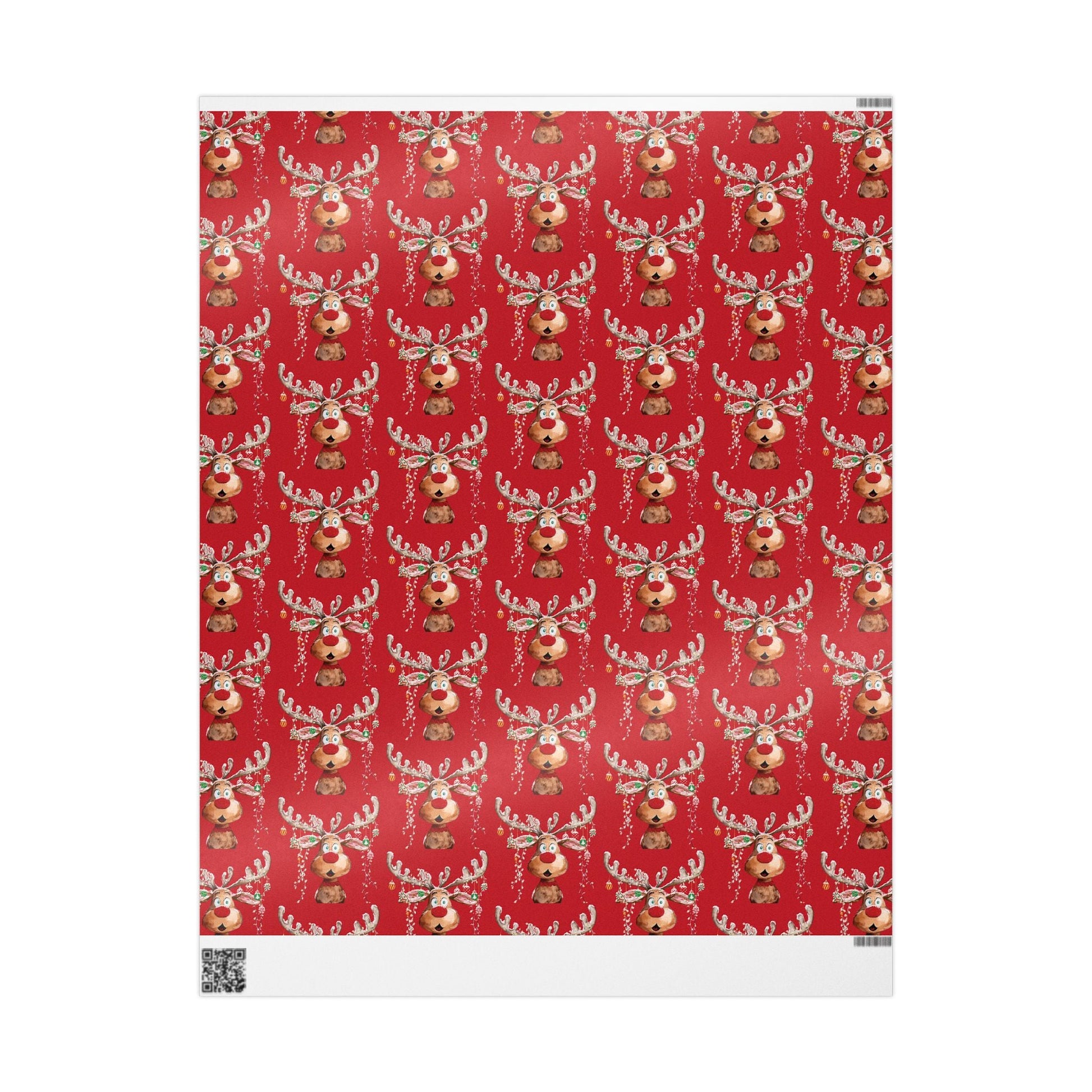 Reindeer Wrapping Papers - Blue Cava