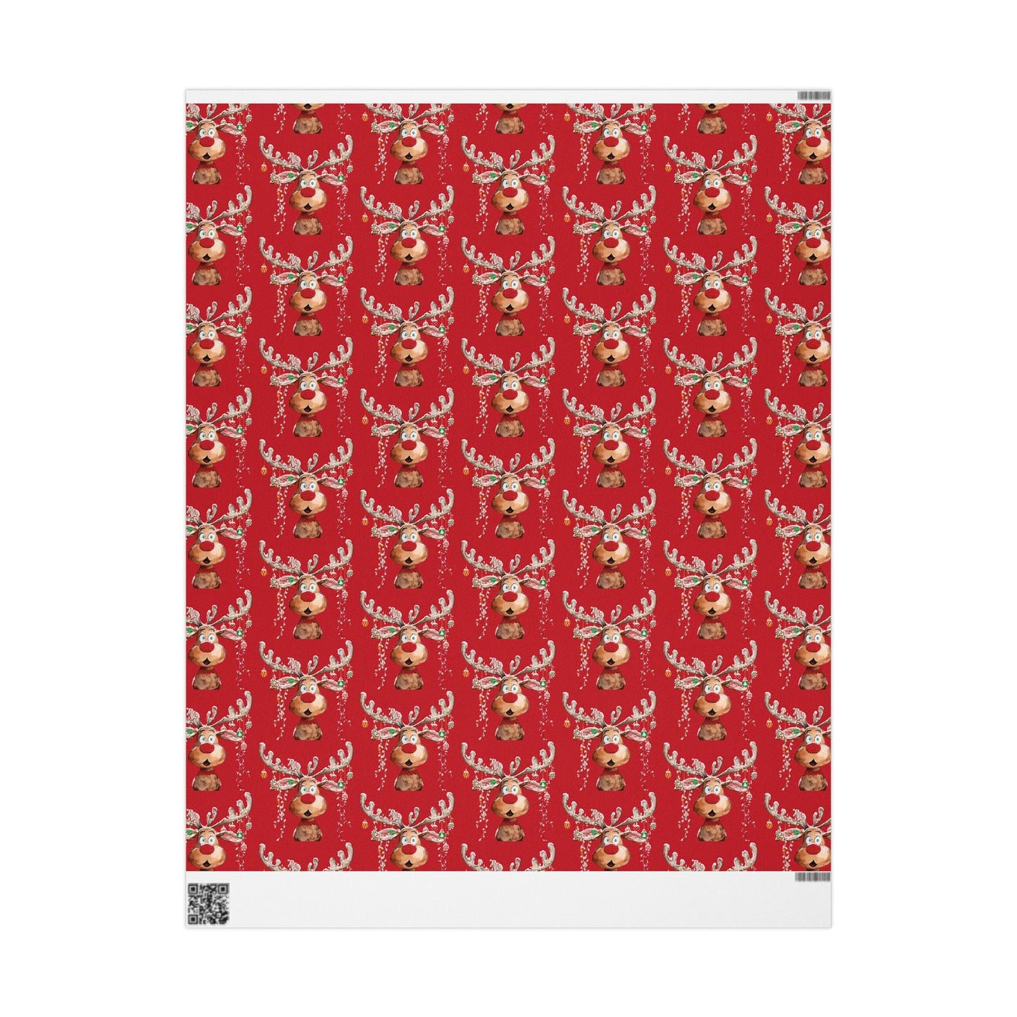 Reindeer Wrapping Papers - Blue Cava