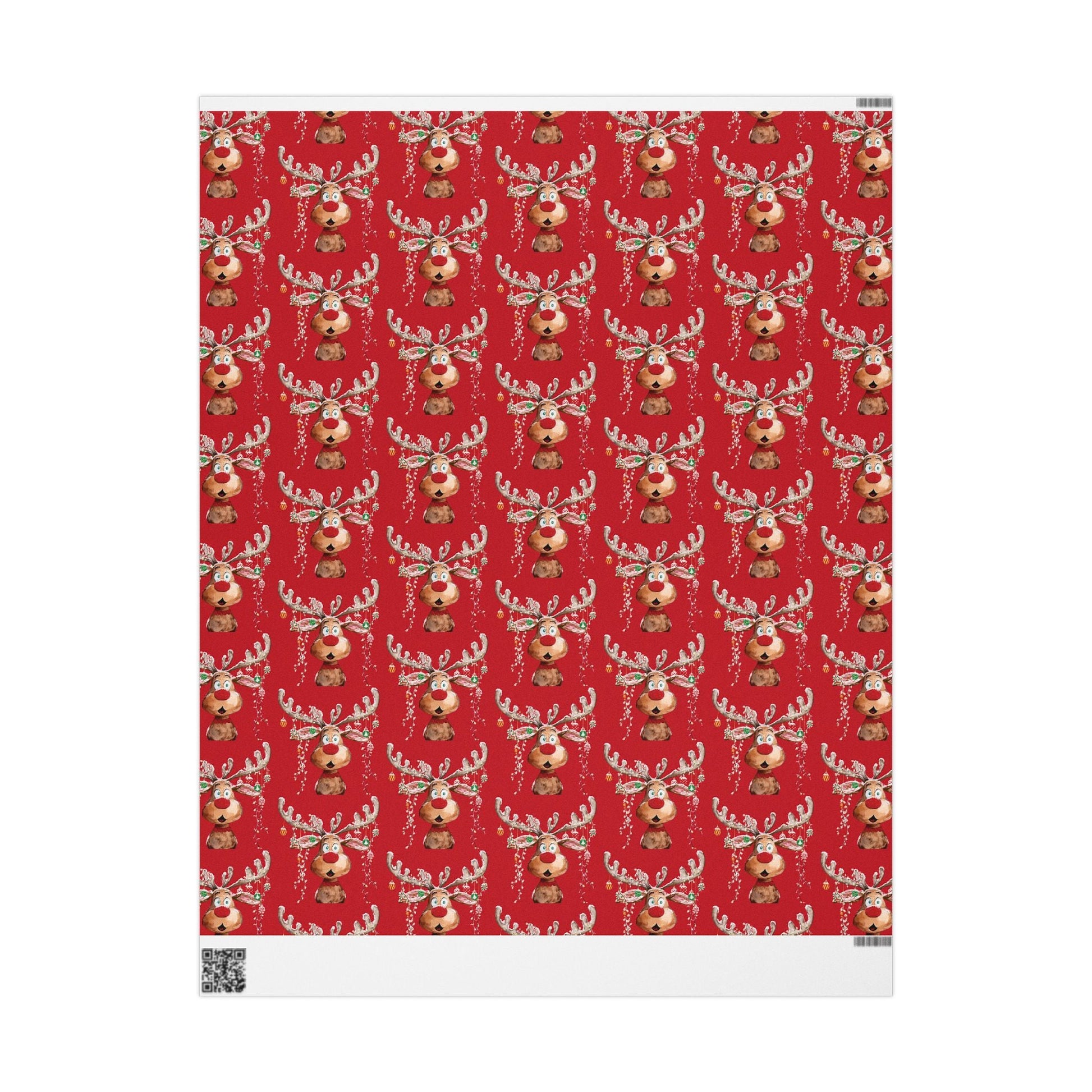 Reindeer Wrapping Papers - Blue Cava