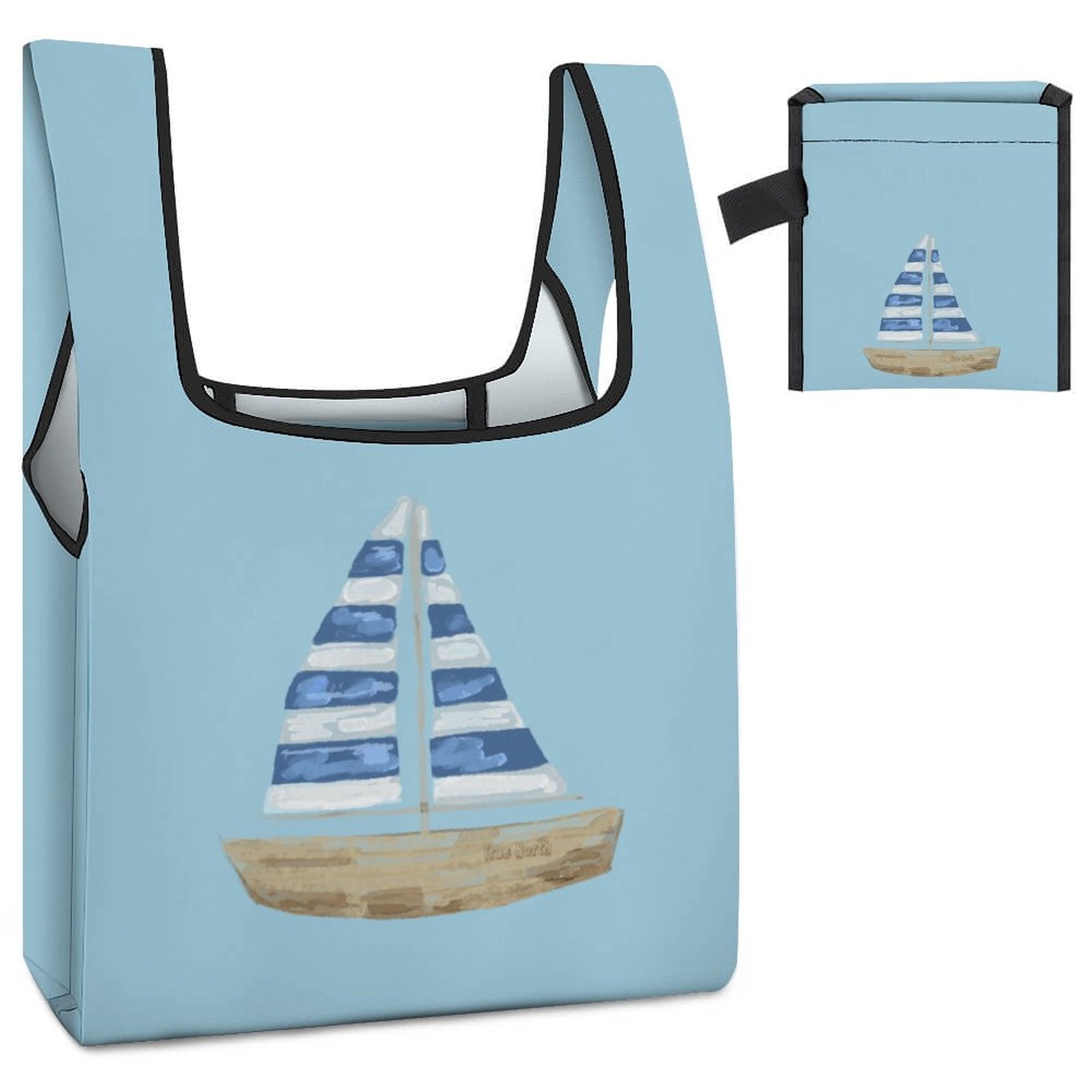 Reusable and Eco - Friendly Grocery Bags - Blue Cava