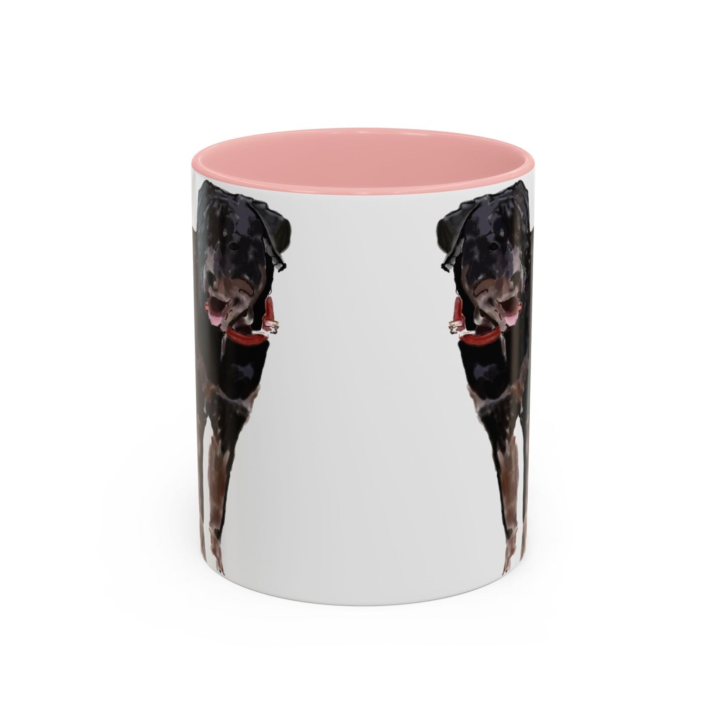 Rottweiler Two Tone Coffee Mug (11oz & 15oz) - Blue Cava