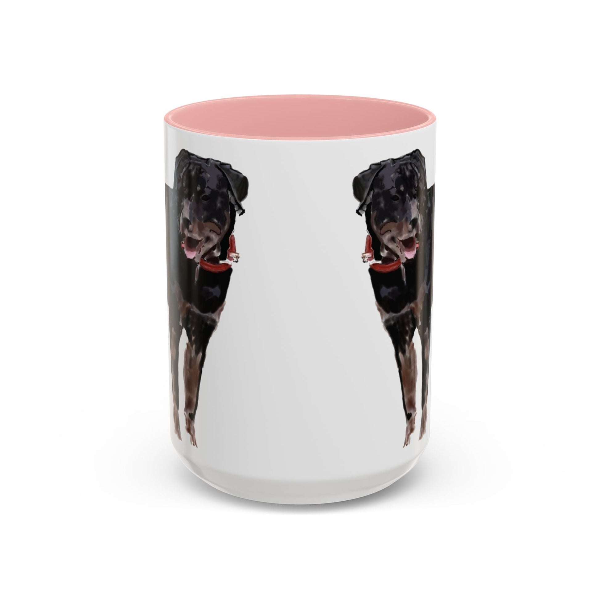 Rottweiler Two Tone Coffee Mug (11oz & 15oz) - Blue Cava