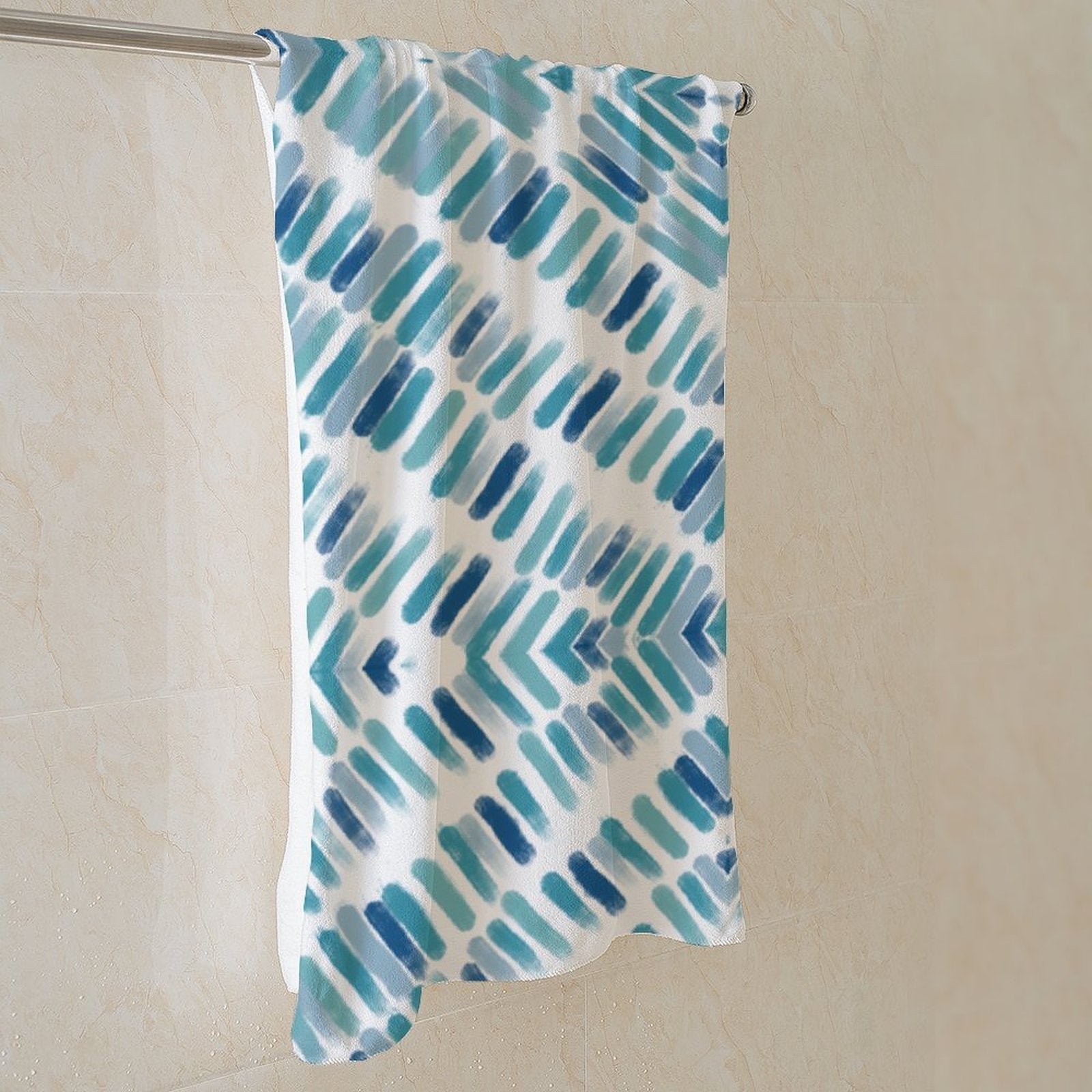 Sea Glass Bath Towel - Blue Cava