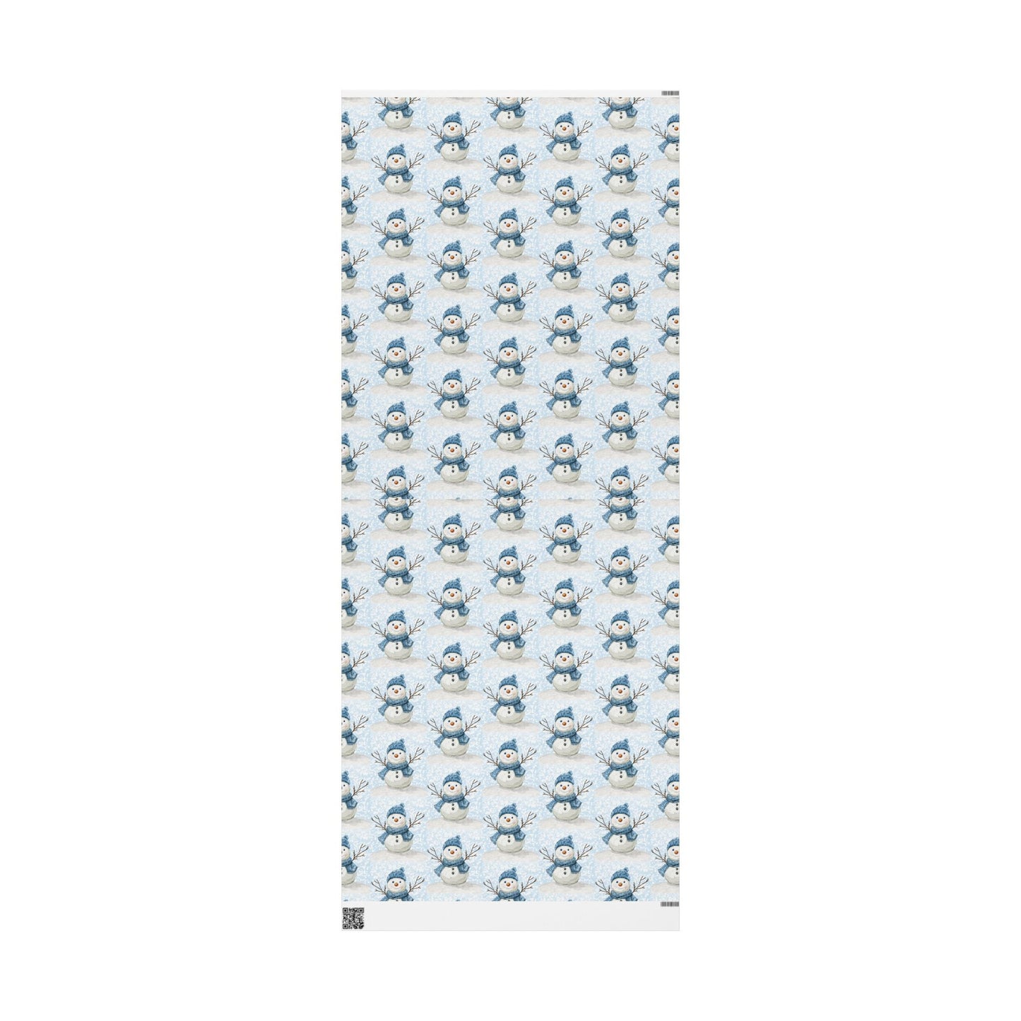 Snowman Wrapping Papers - Blue Cava