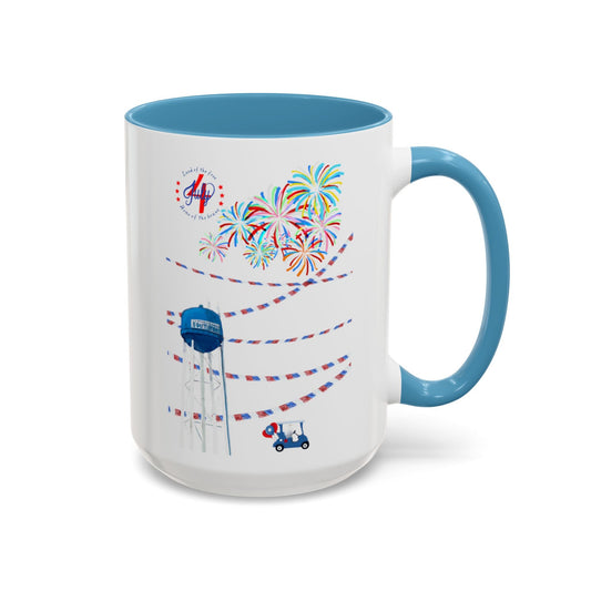 Southport July fourth Coffee Mug (11oz & 15oz) - Blue Cava