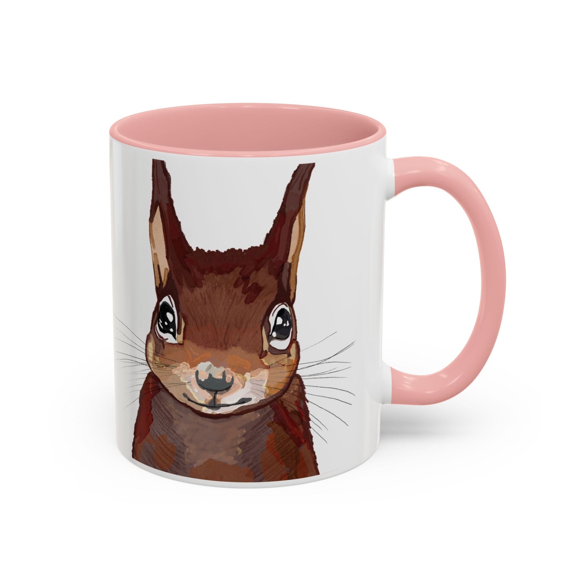 Squirrel Two Tone Coffee Mugs (11oz & 15oz) - Blue Cava