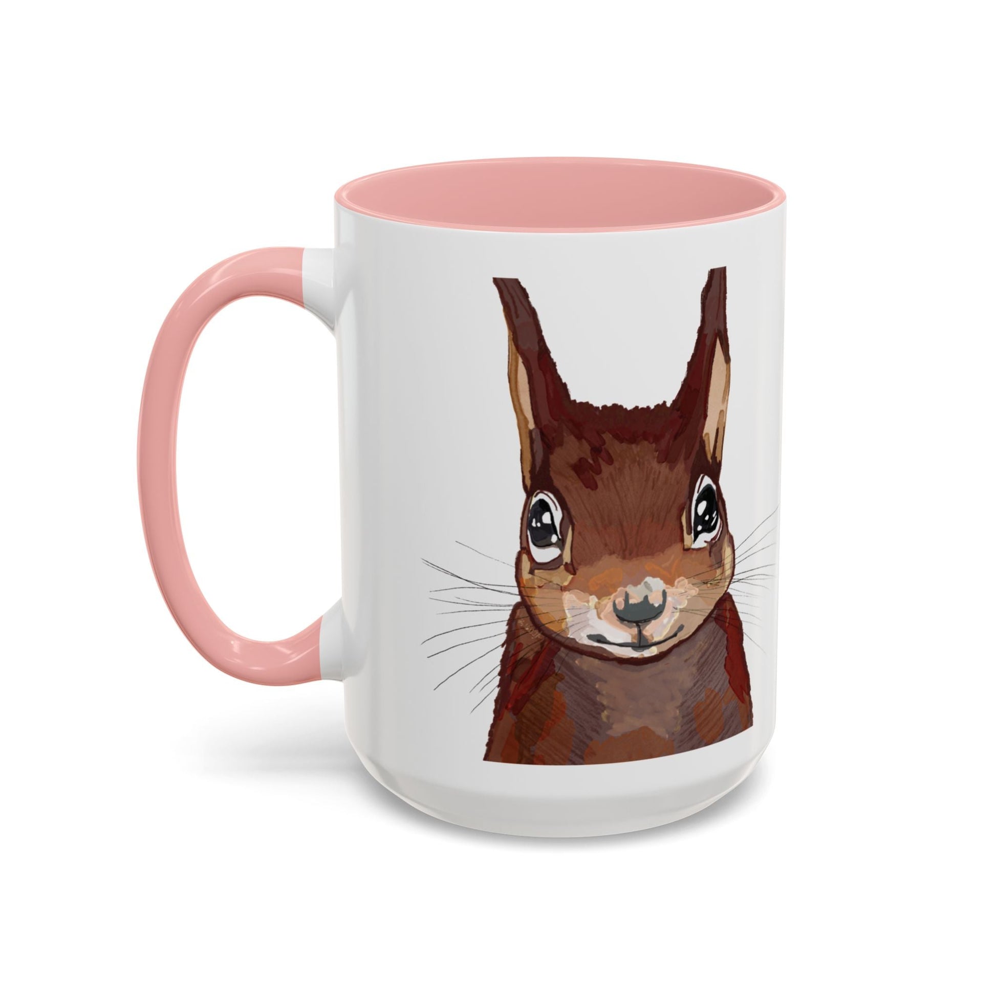 Squirrel Two Tone Coffee Mugs (11oz & 15oz) - Blue Cava