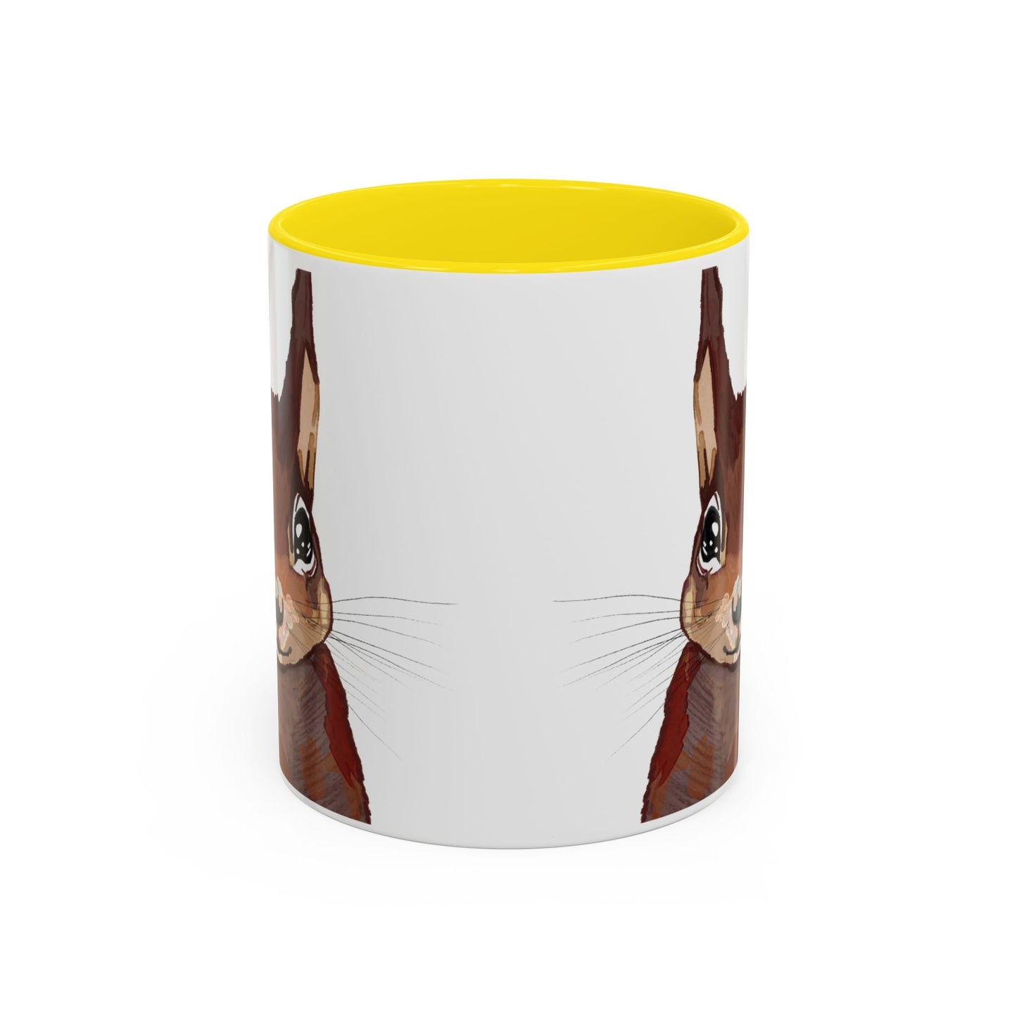 Squirrel Two Tone Coffee Mugs (11oz & 15oz) - Blue Cava