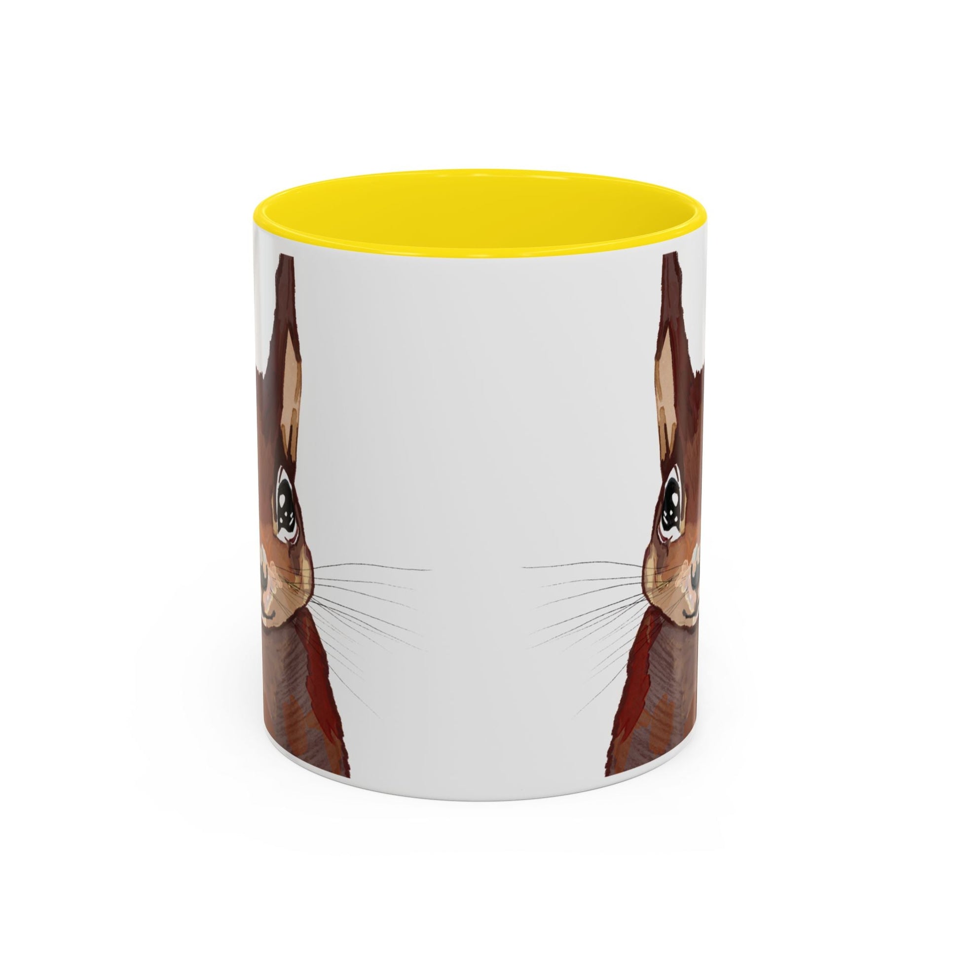 Squirrel Two Tone Coffee Mugs (11oz & 15oz) - Blue Cava