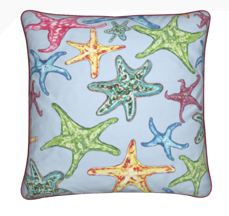 Starfish Premium Pillow - Blue Cava