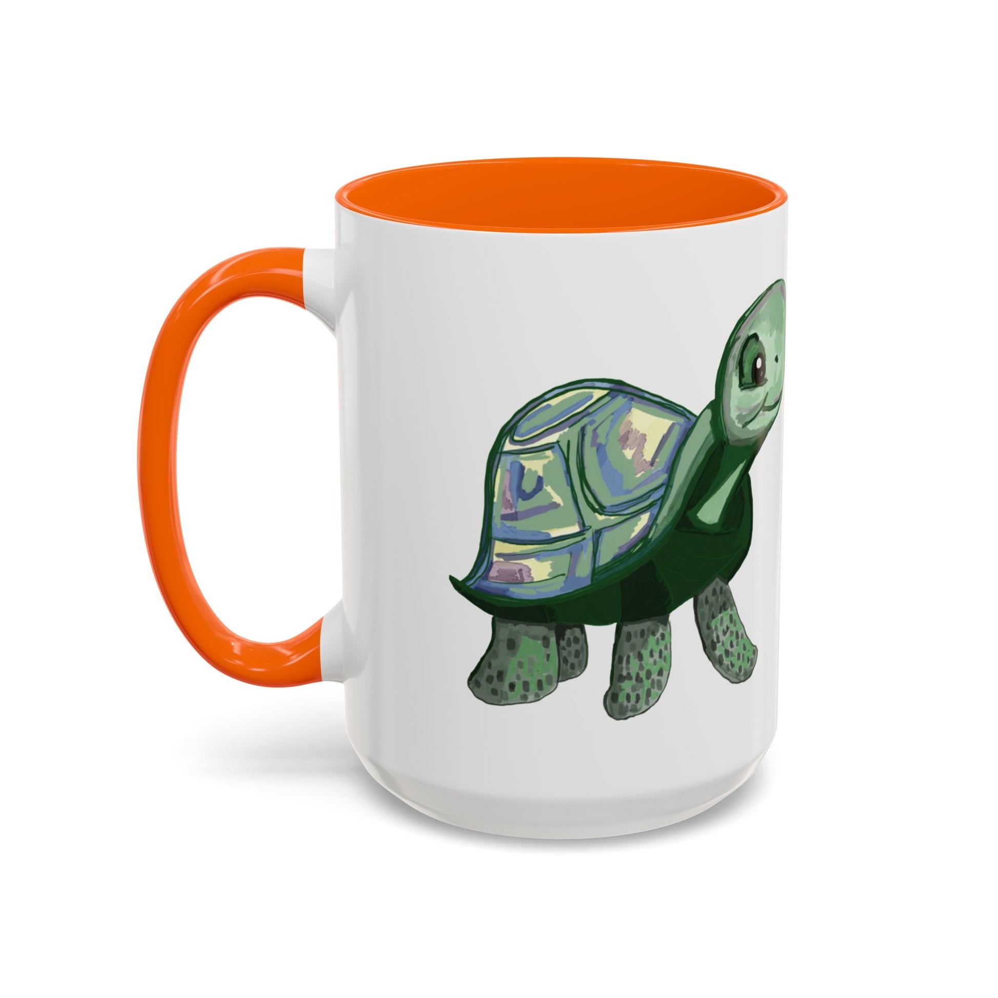 Stewie Sea Turtle Accent Coffee Mug - 11oz & 15oz - Blue Cava