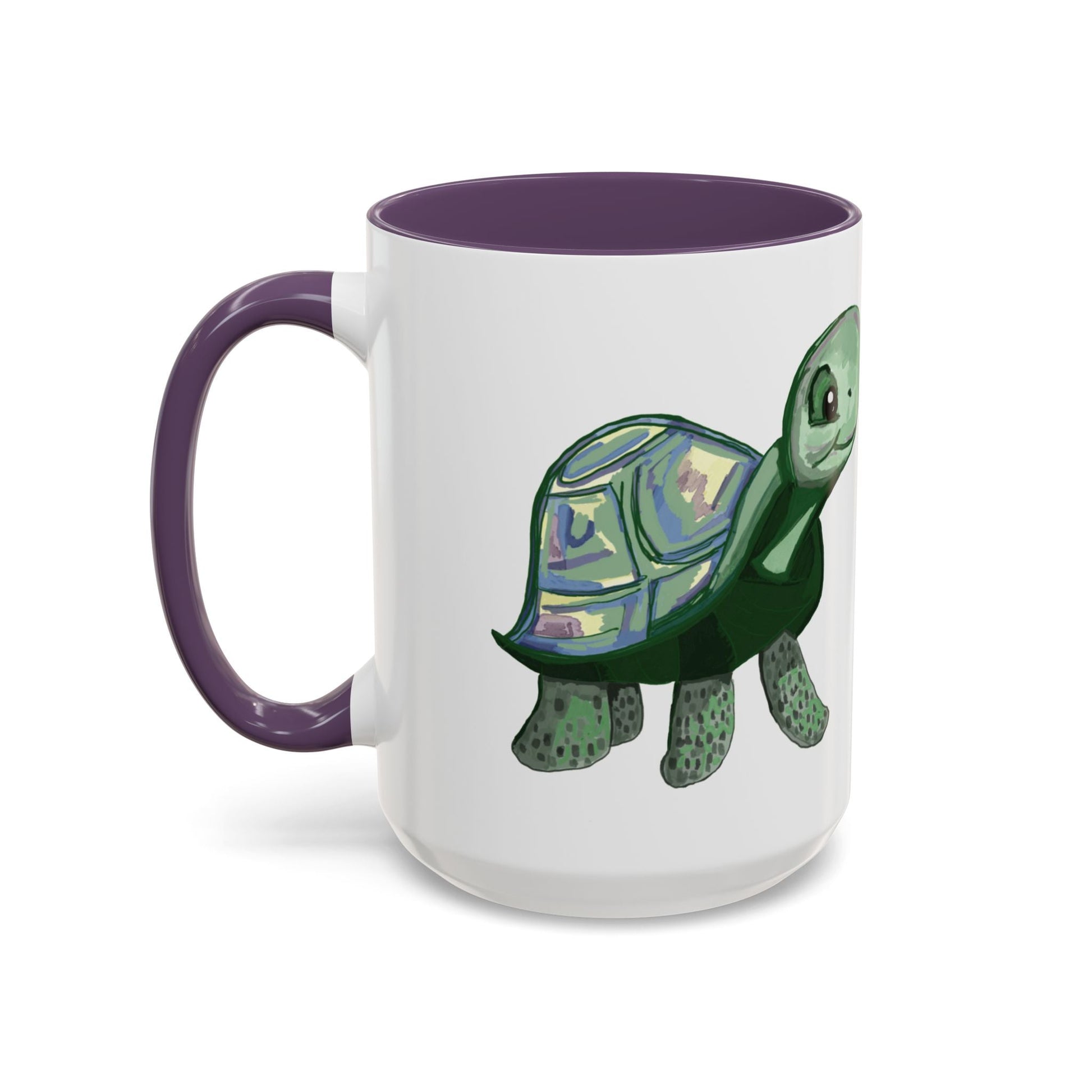 Stewie Sea Turtle Accent Coffee Mug - 11oz & 15oz - Blue Cava