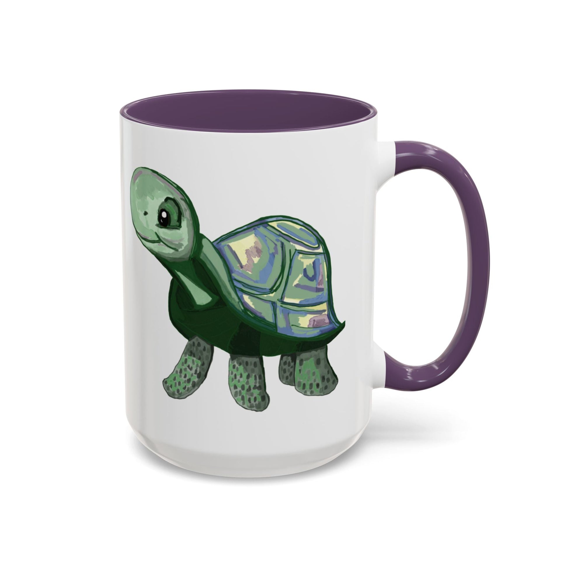 Stewie Sea Turtle Accent Coffee Mug - 11oz & 15oz - Blue Cava