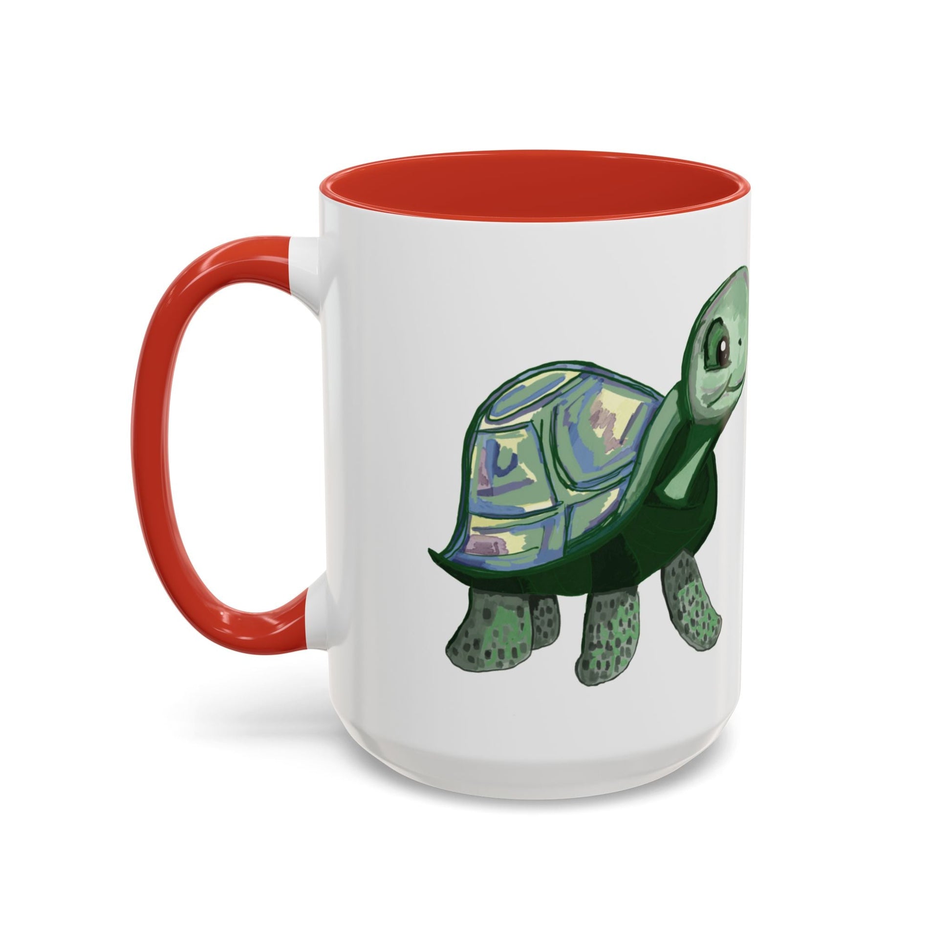 Stewie Sea Turtle Accent Coffee Mug - 11oz & 15oz - Blue Cava